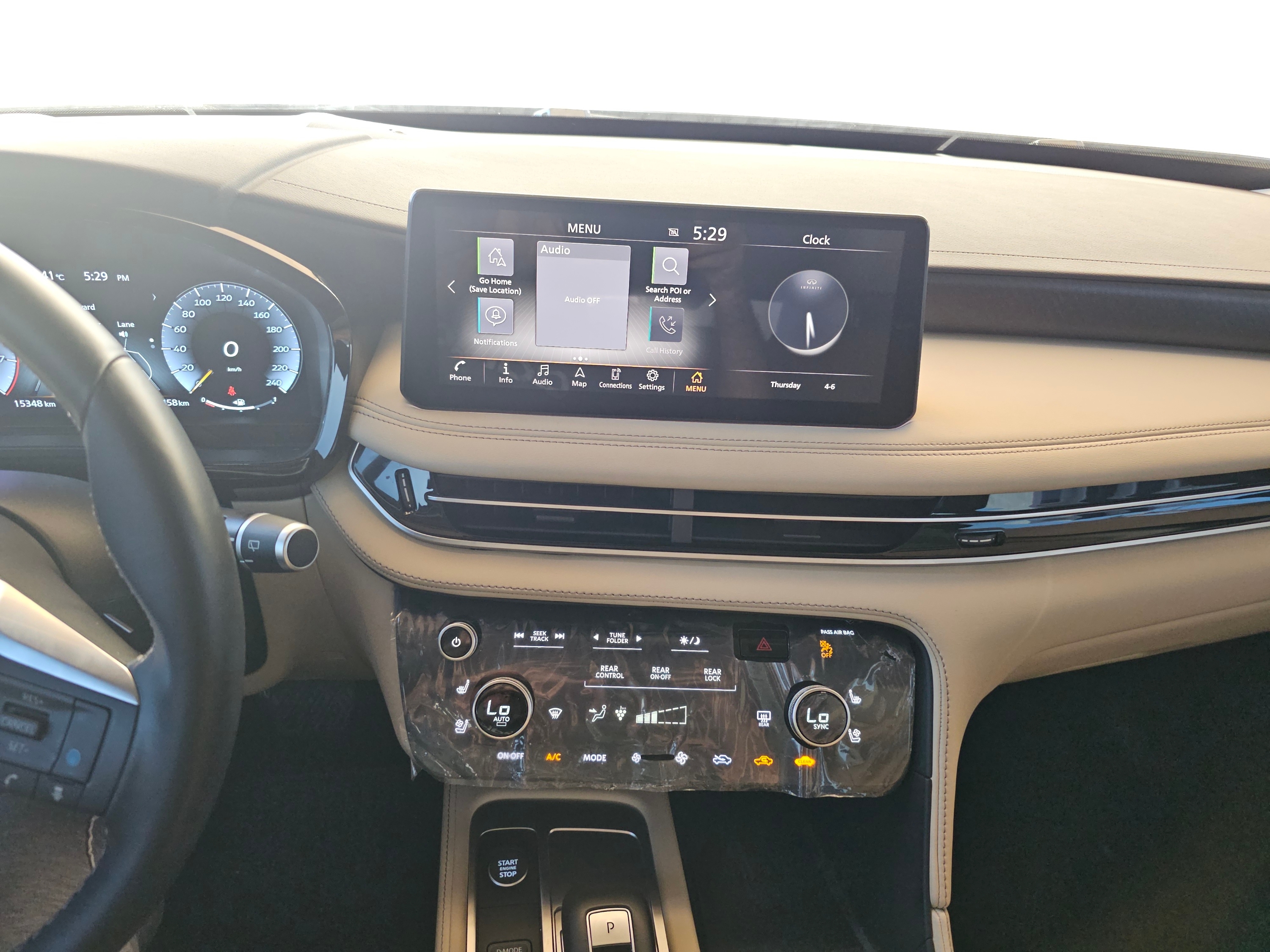 Noir Infiniti QX60 SENSORY 2024