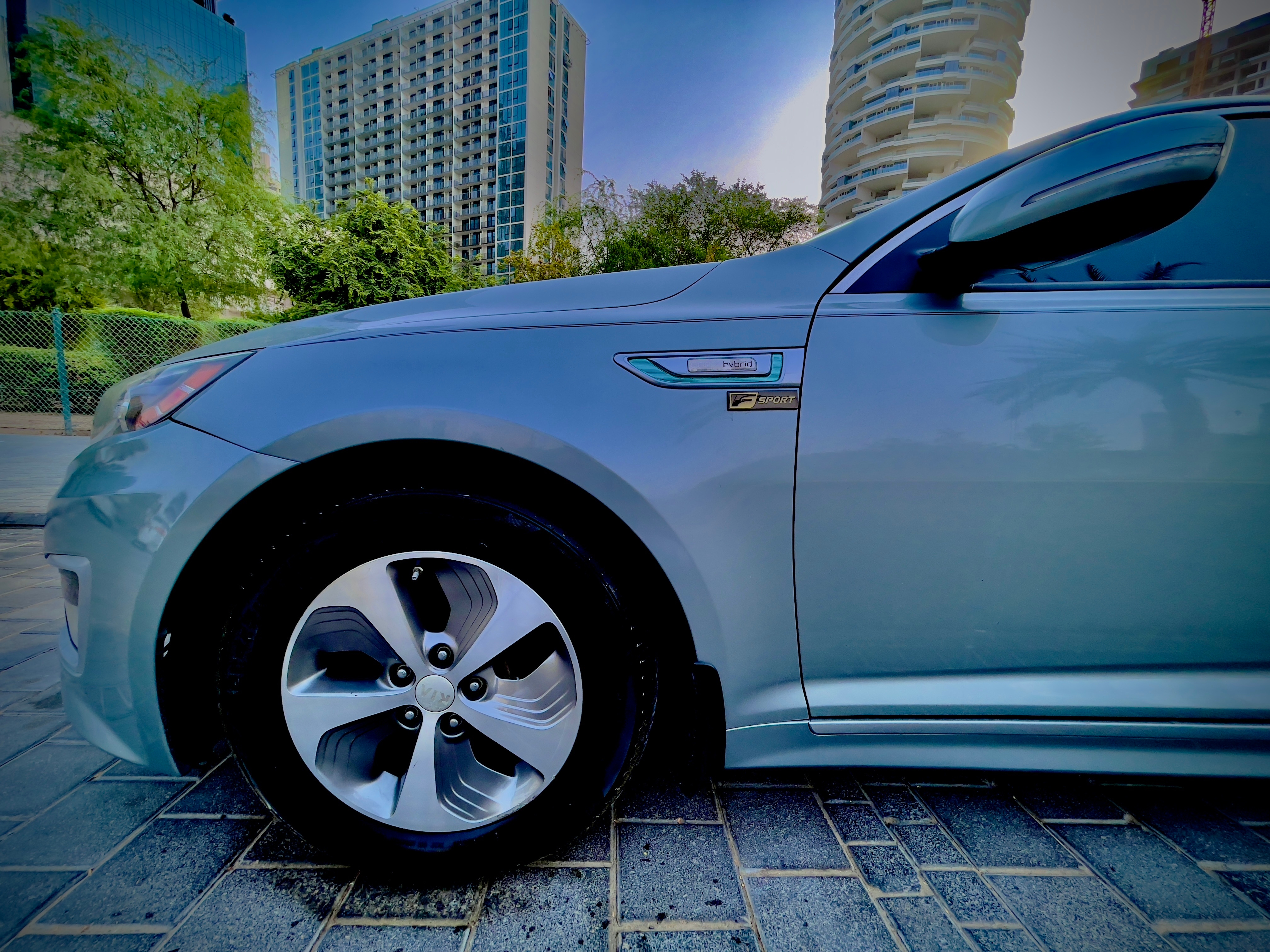 Argent Kia Optima Hybrid Premium 2015