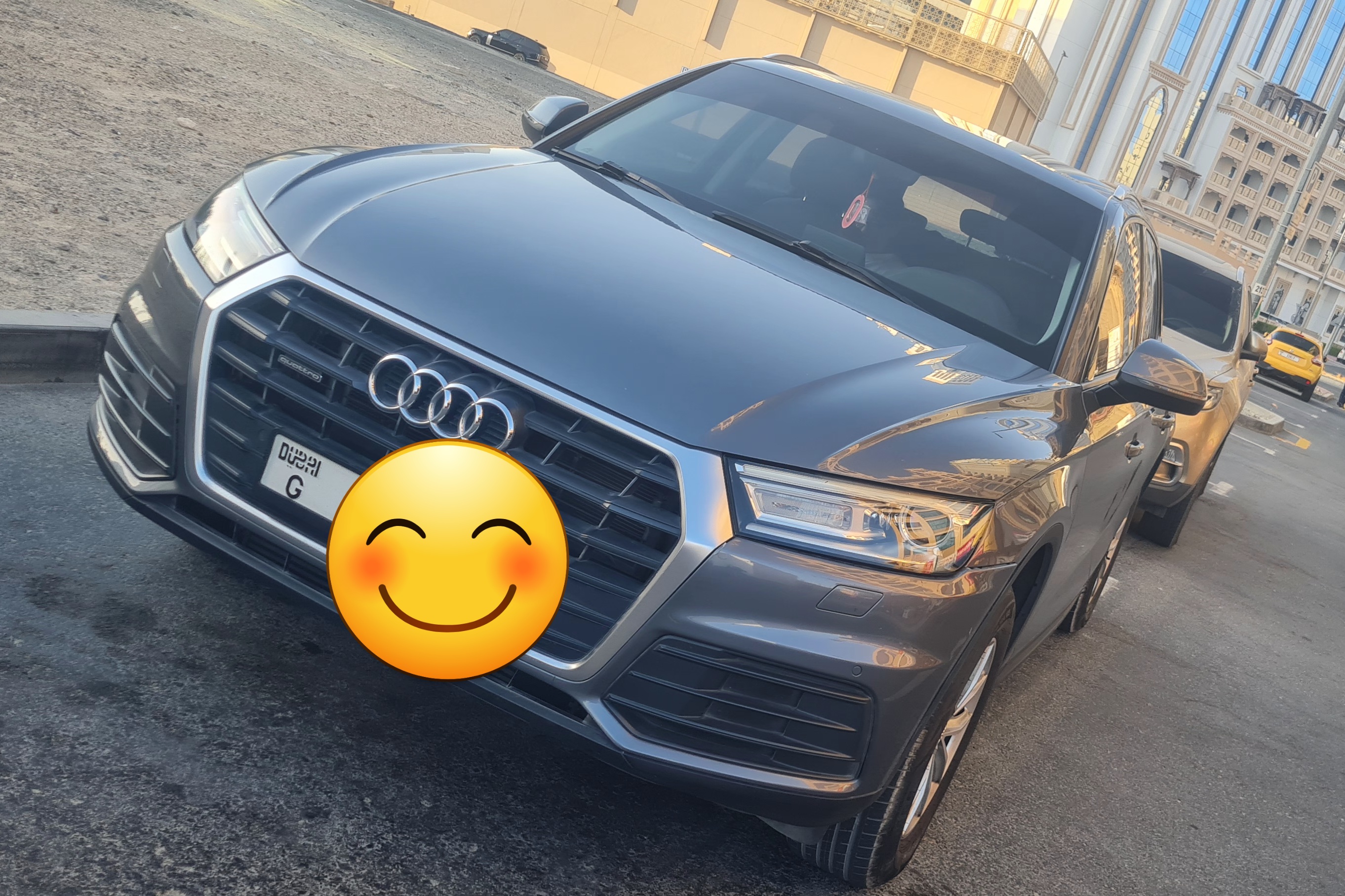 Grijs Audi Q5 45 TFSI quattro 2018