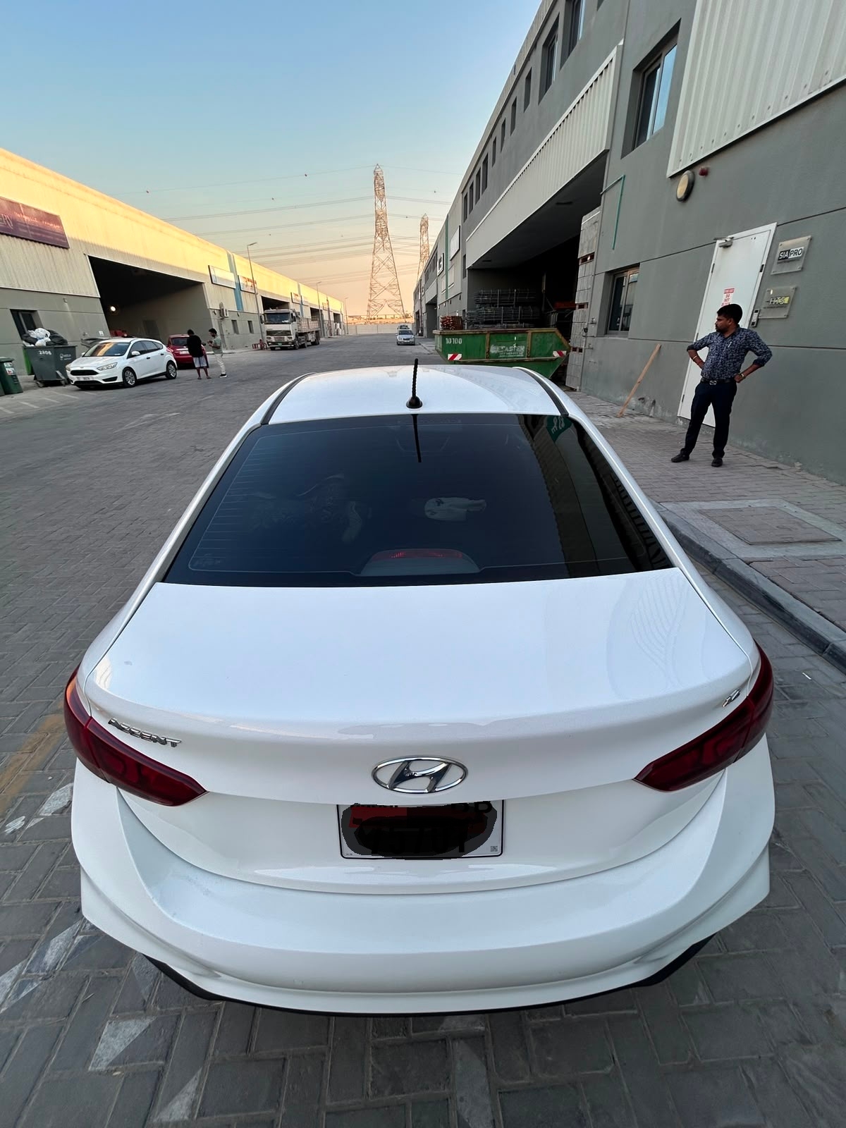 White Hyundai Accent GS 2020