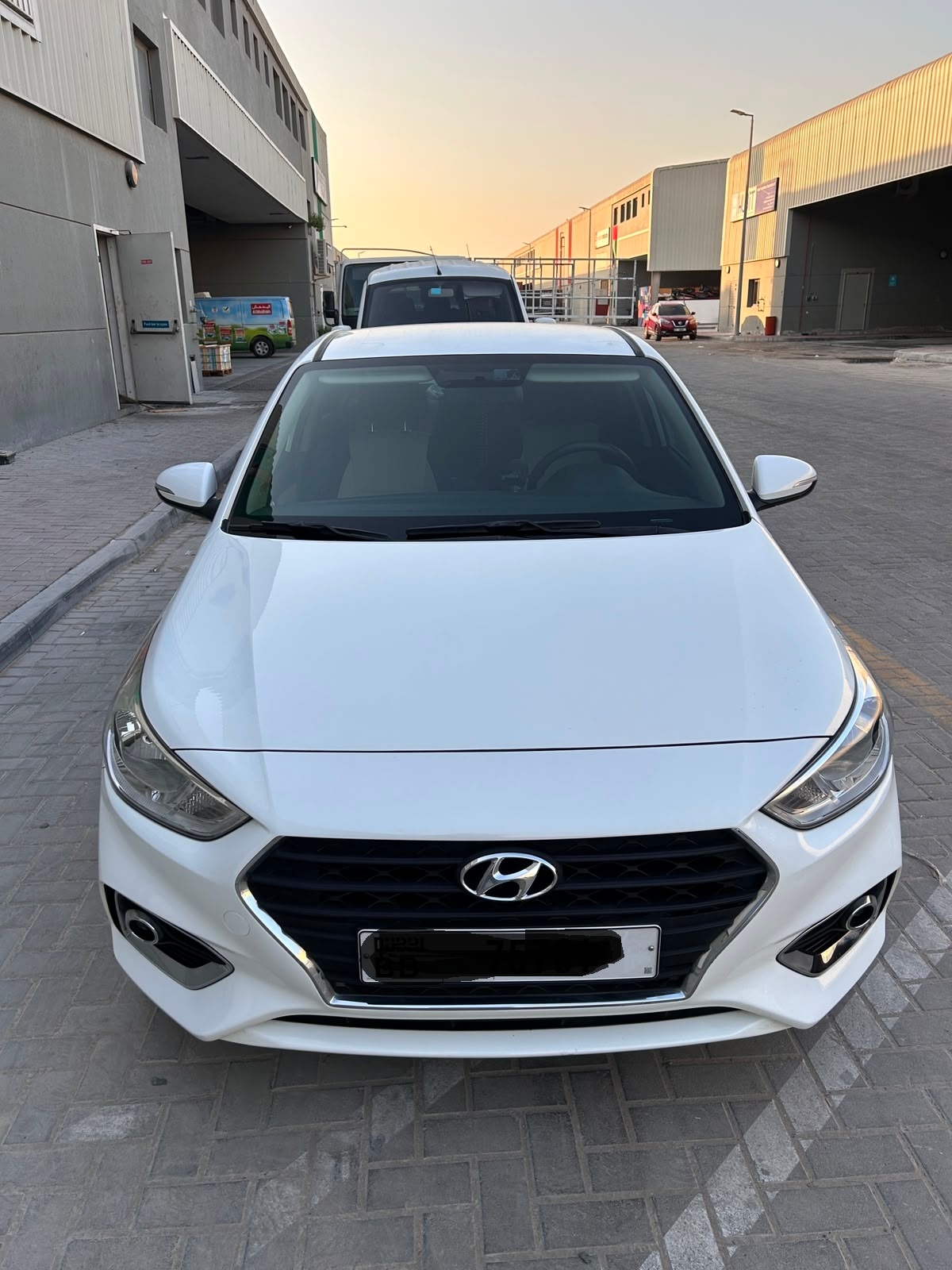 White Hyundai Accent GS 2020