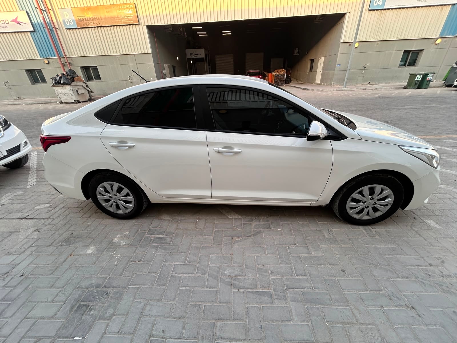 White Hyundai Accent GS 2020