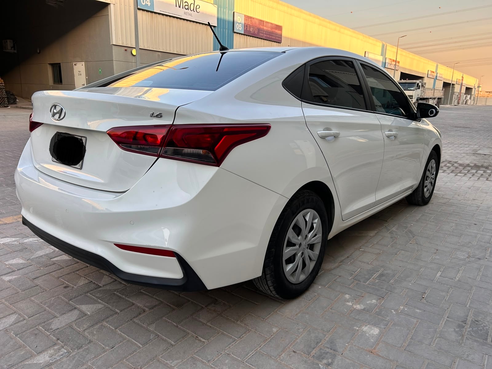 White Hyundai Accent GS 2020