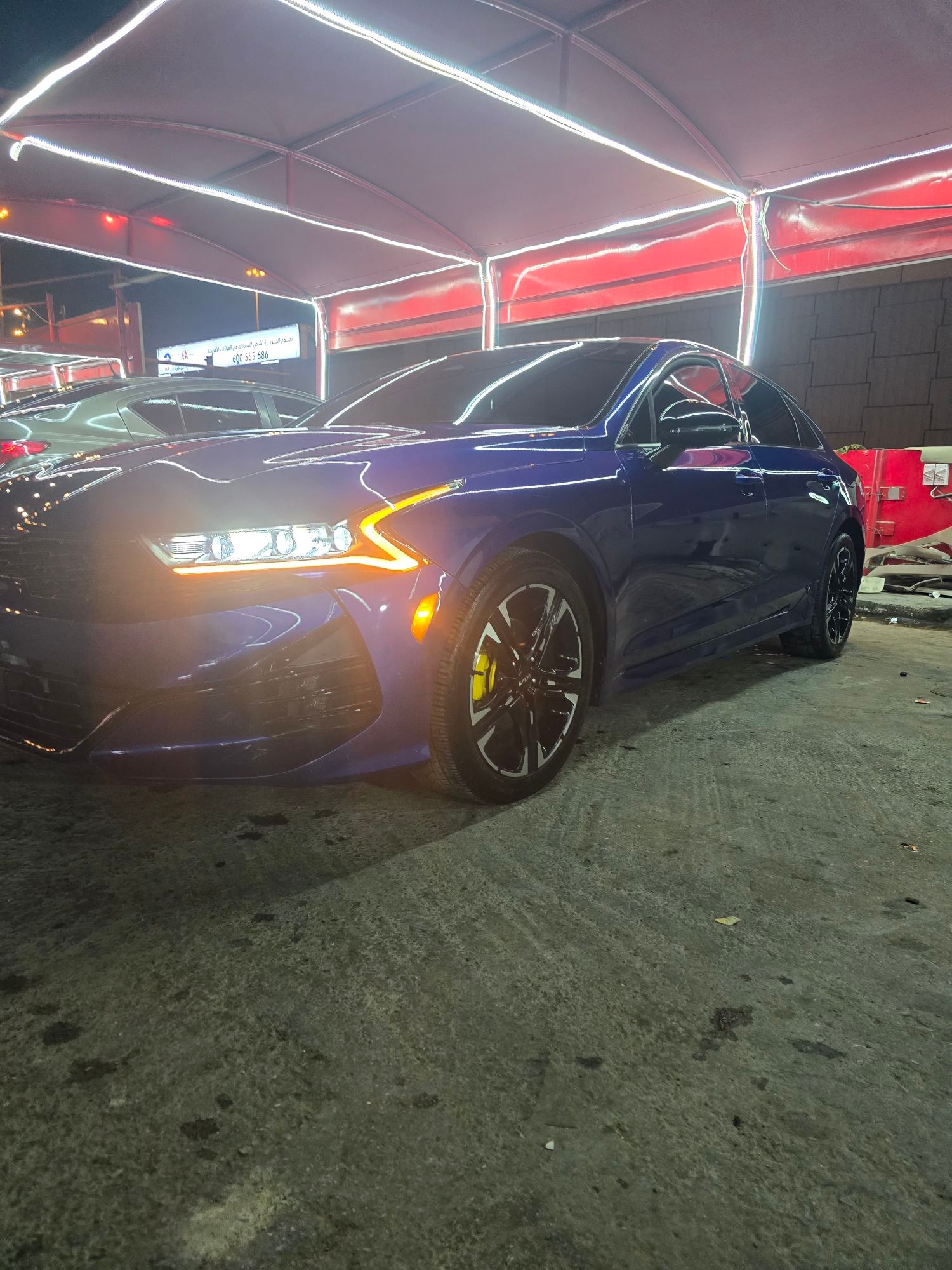 Blue Kia K5 Full Option 2022