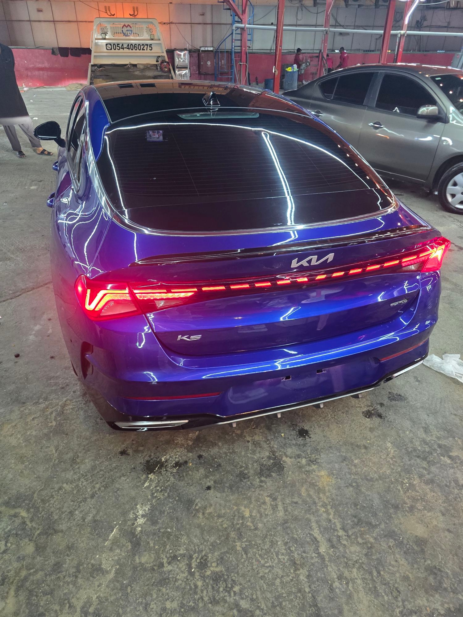 Blue Kia K5 Full Option 2022