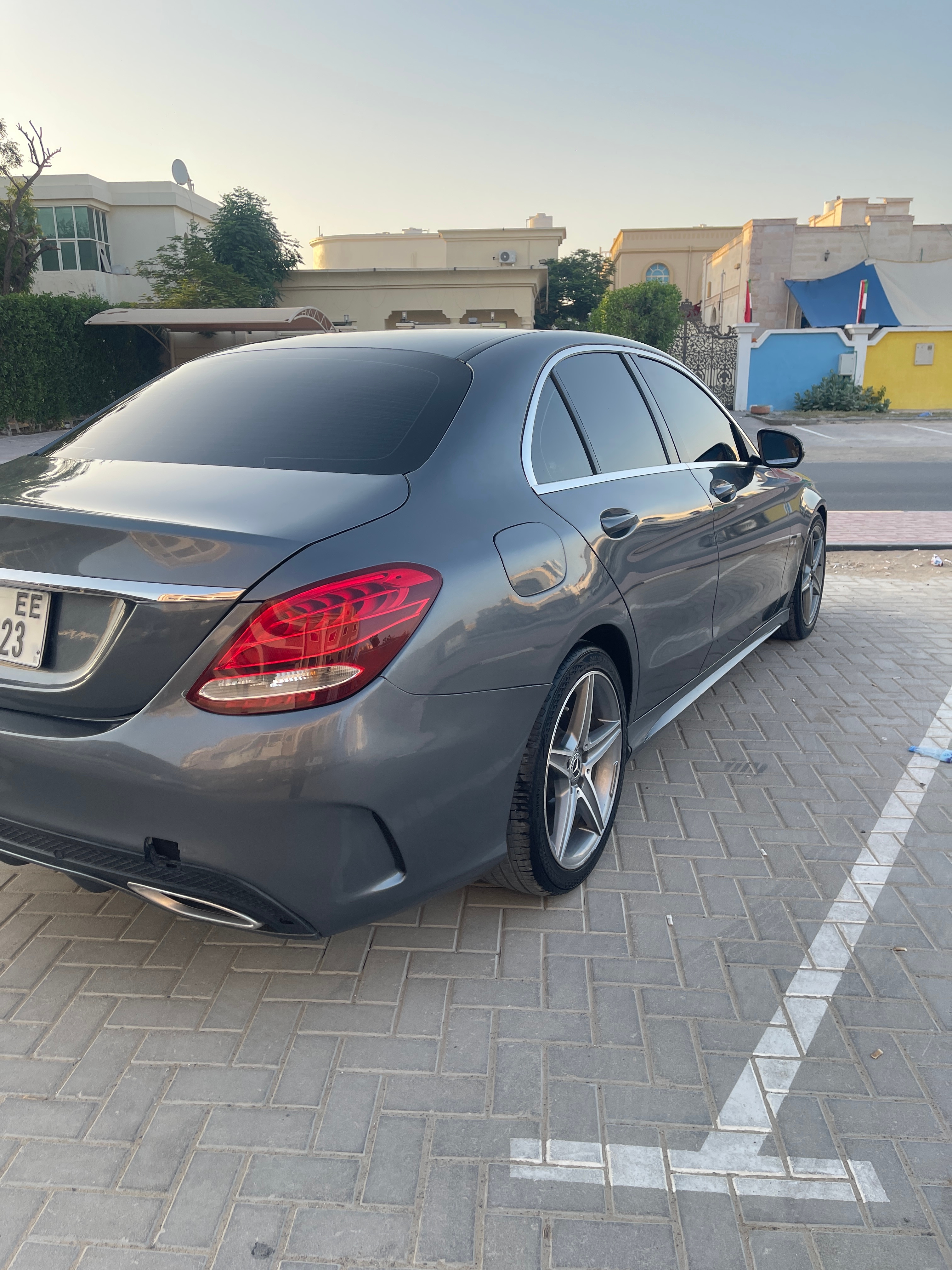 Gray Mercedes Benz C300 4Matic 2017