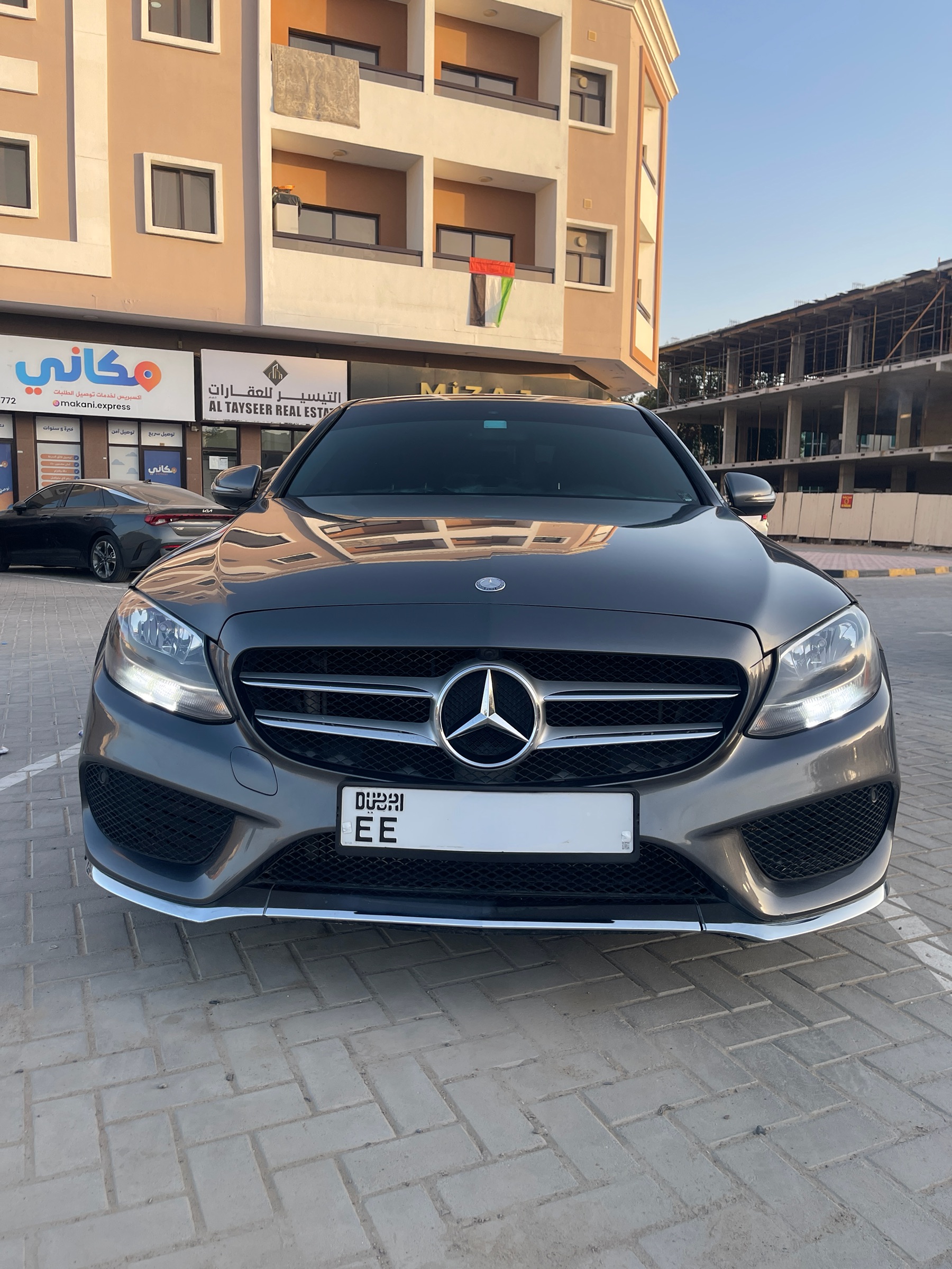 Gray Mercedes Benz C300 4Matic 2017