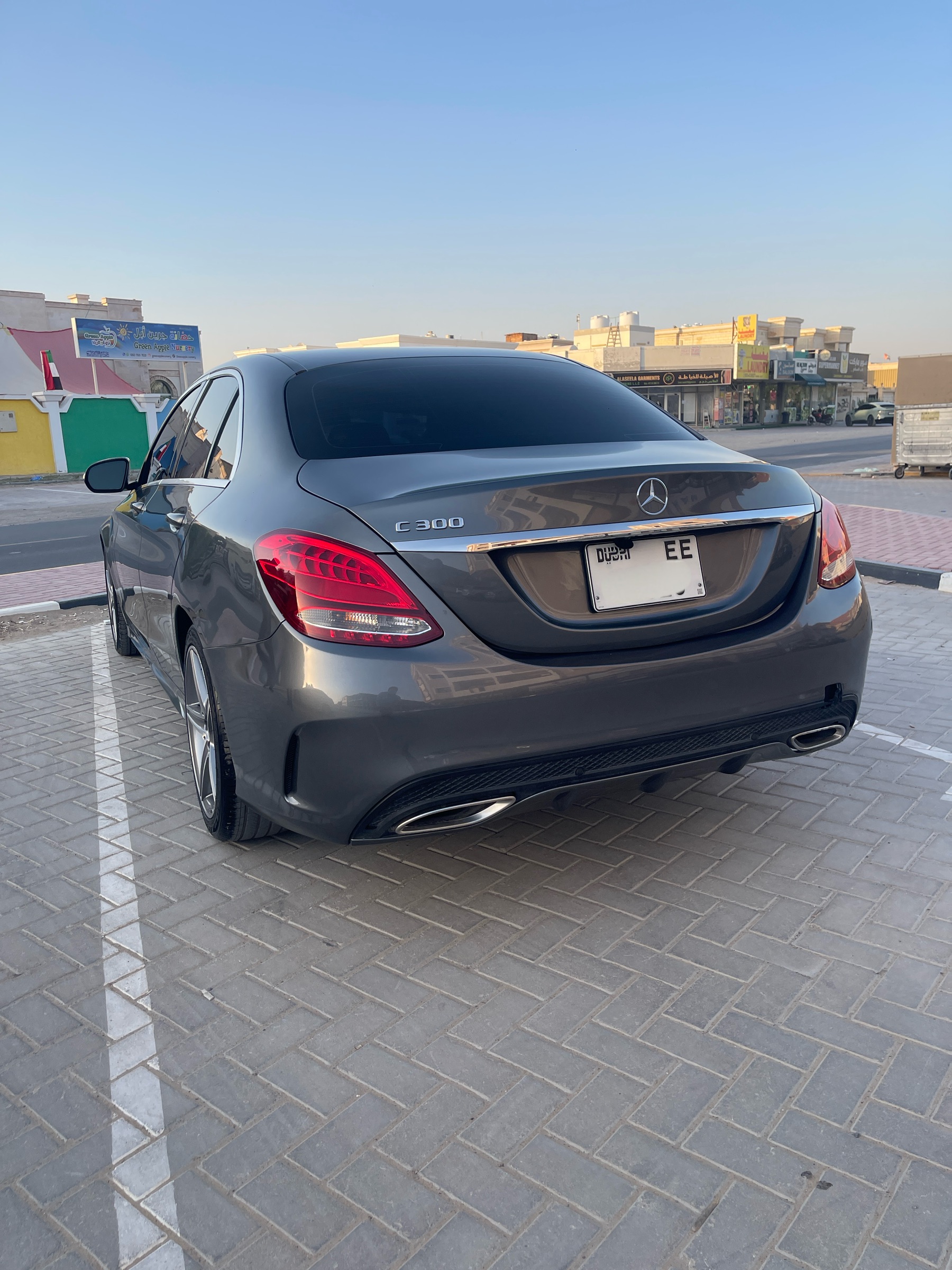 Gray Mercedes Benz C300 4Matic 2017