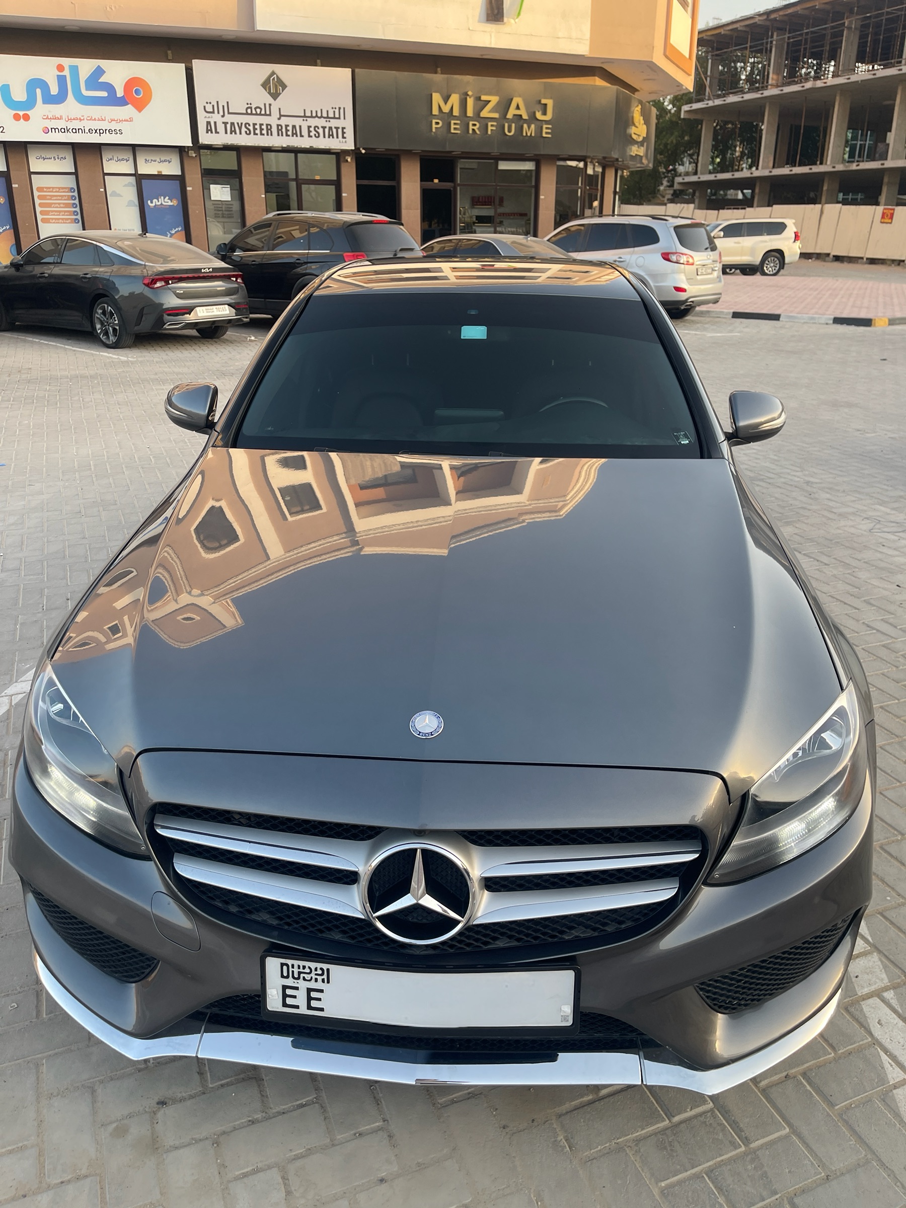 Gray Mercedes Benz C300 4Matic 2017