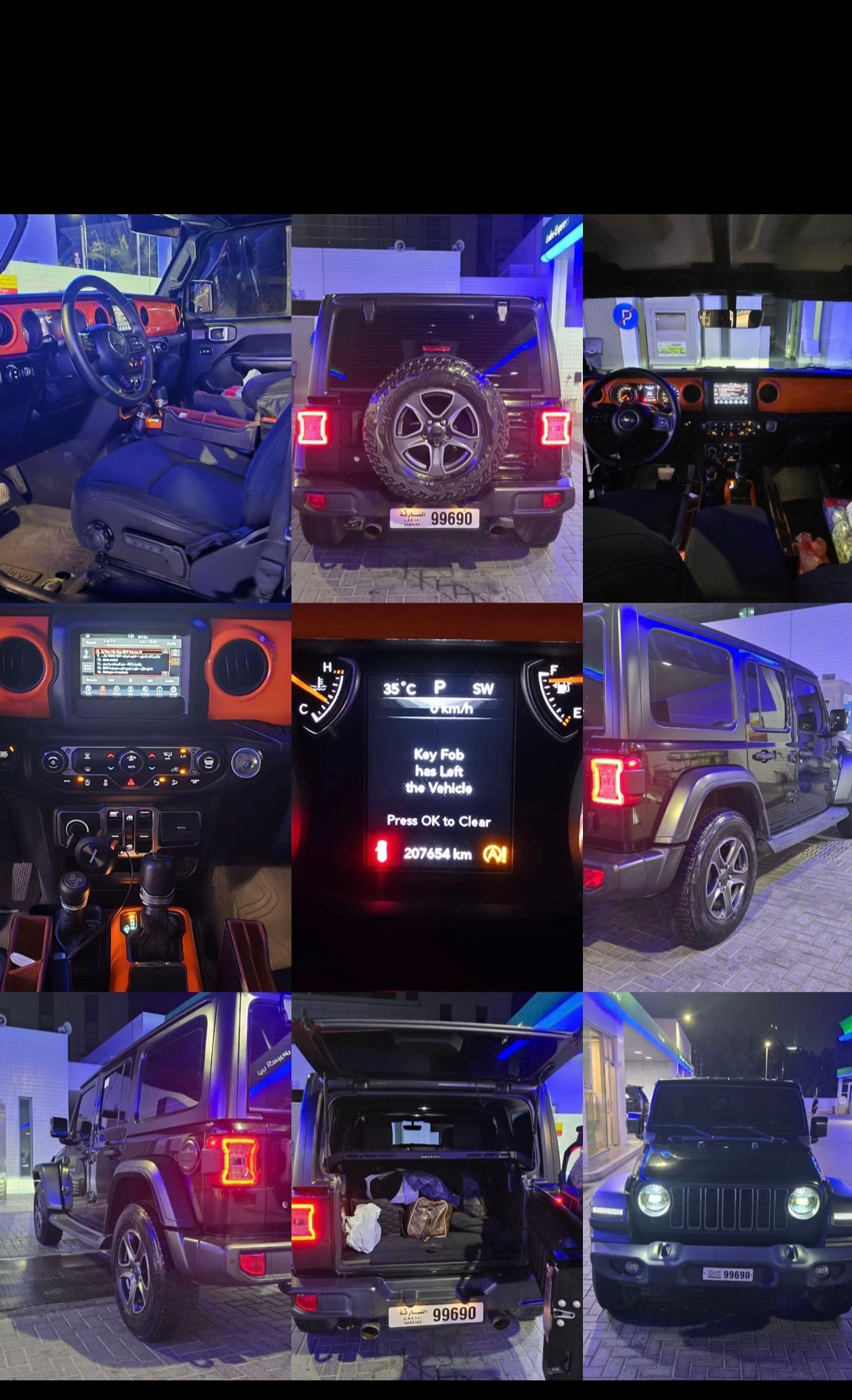Schwarz Jeep Wrangler Sport 2018