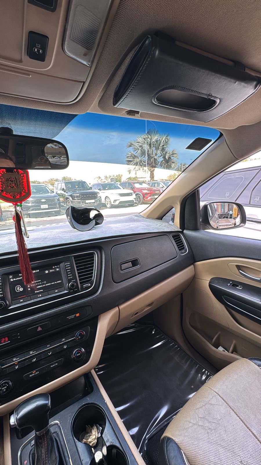 Beige Kia Sedona LX 2017