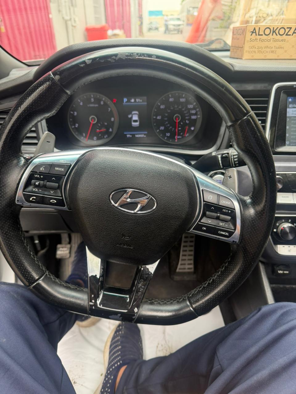 Silver Hyundai Sonata Sport 2018