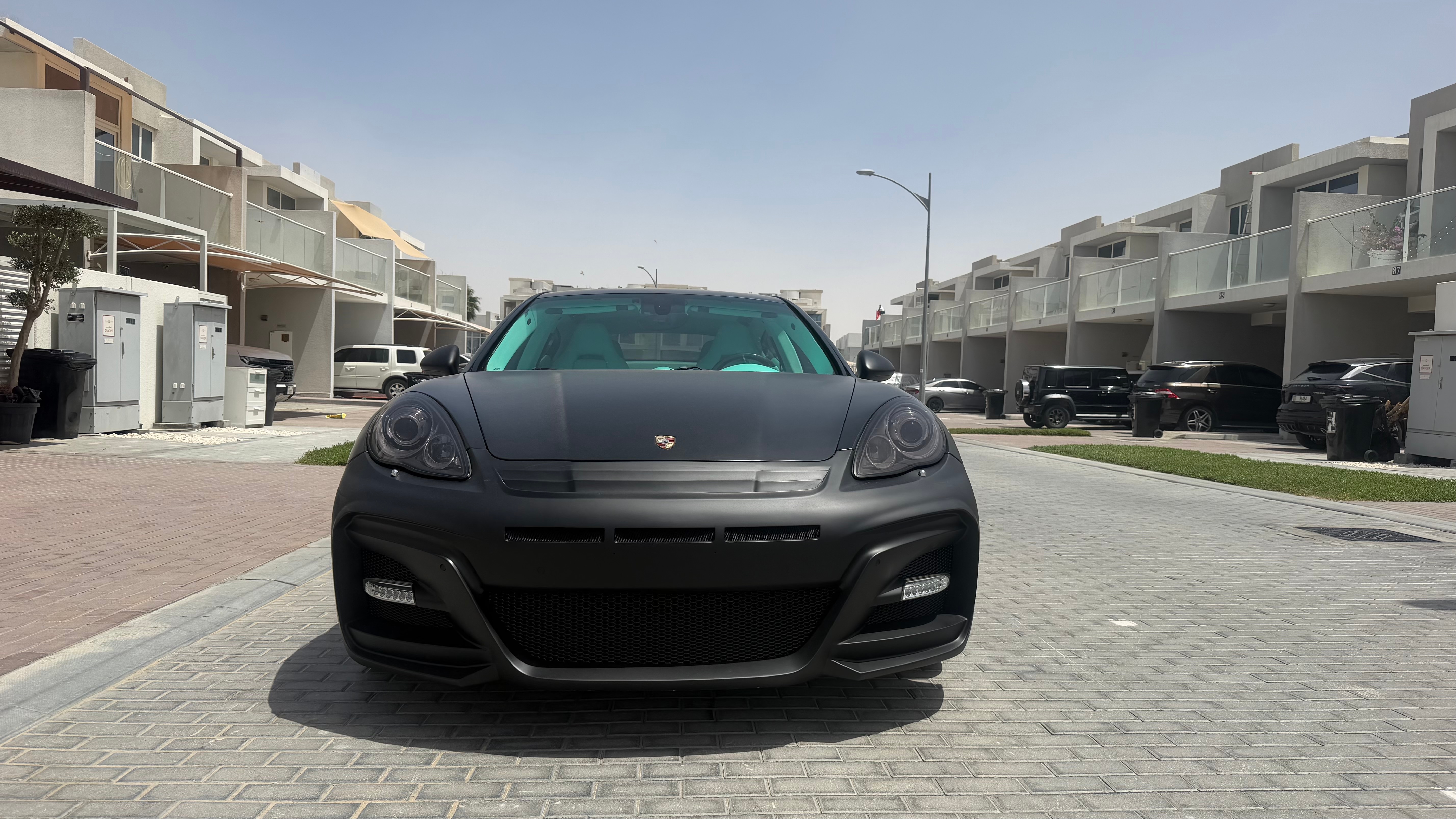 Nero opaco Porsche Panamera 4S 2010