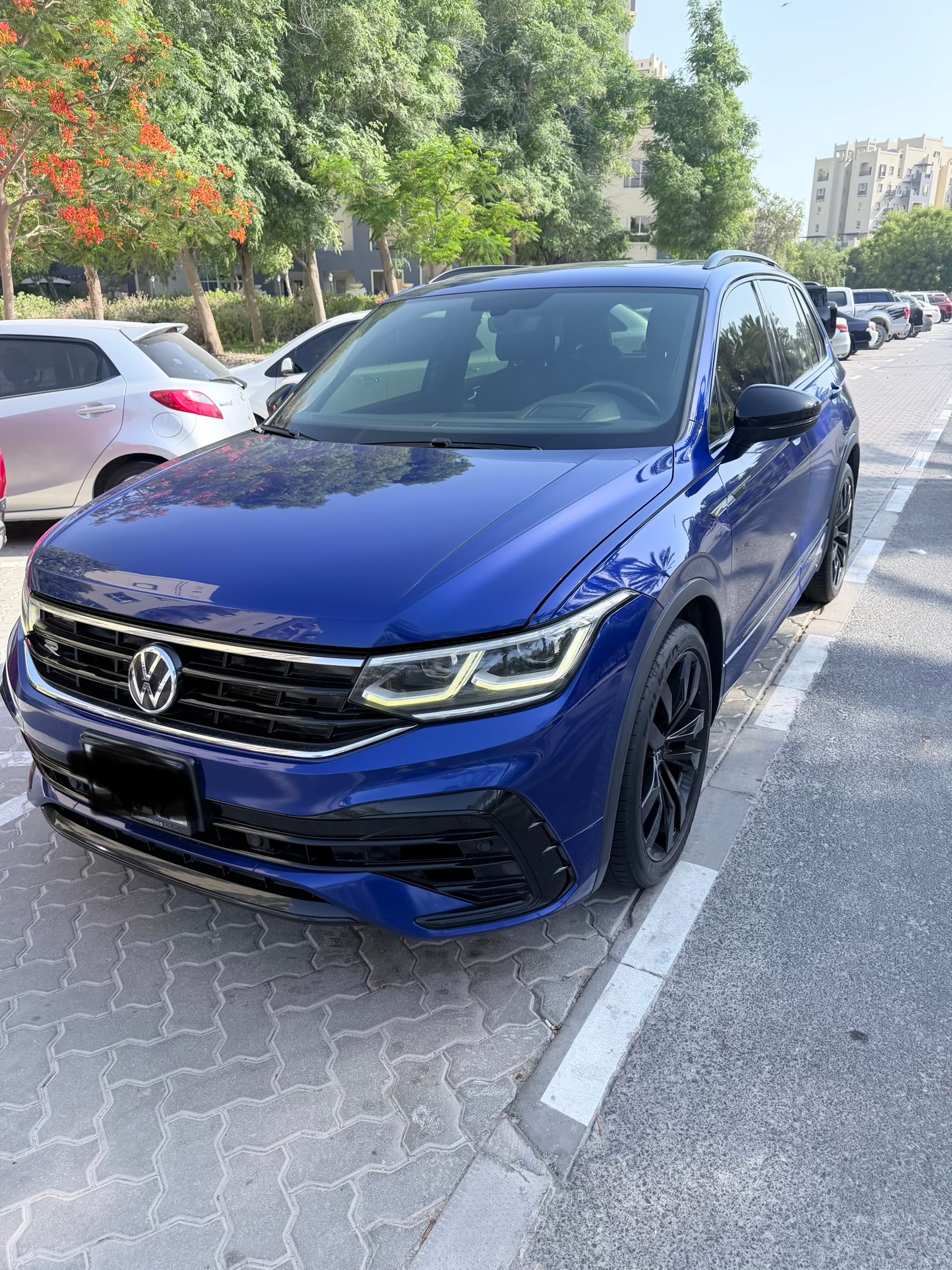 Mavi Volkswagen Tiguan R-Line Black Edition 2022