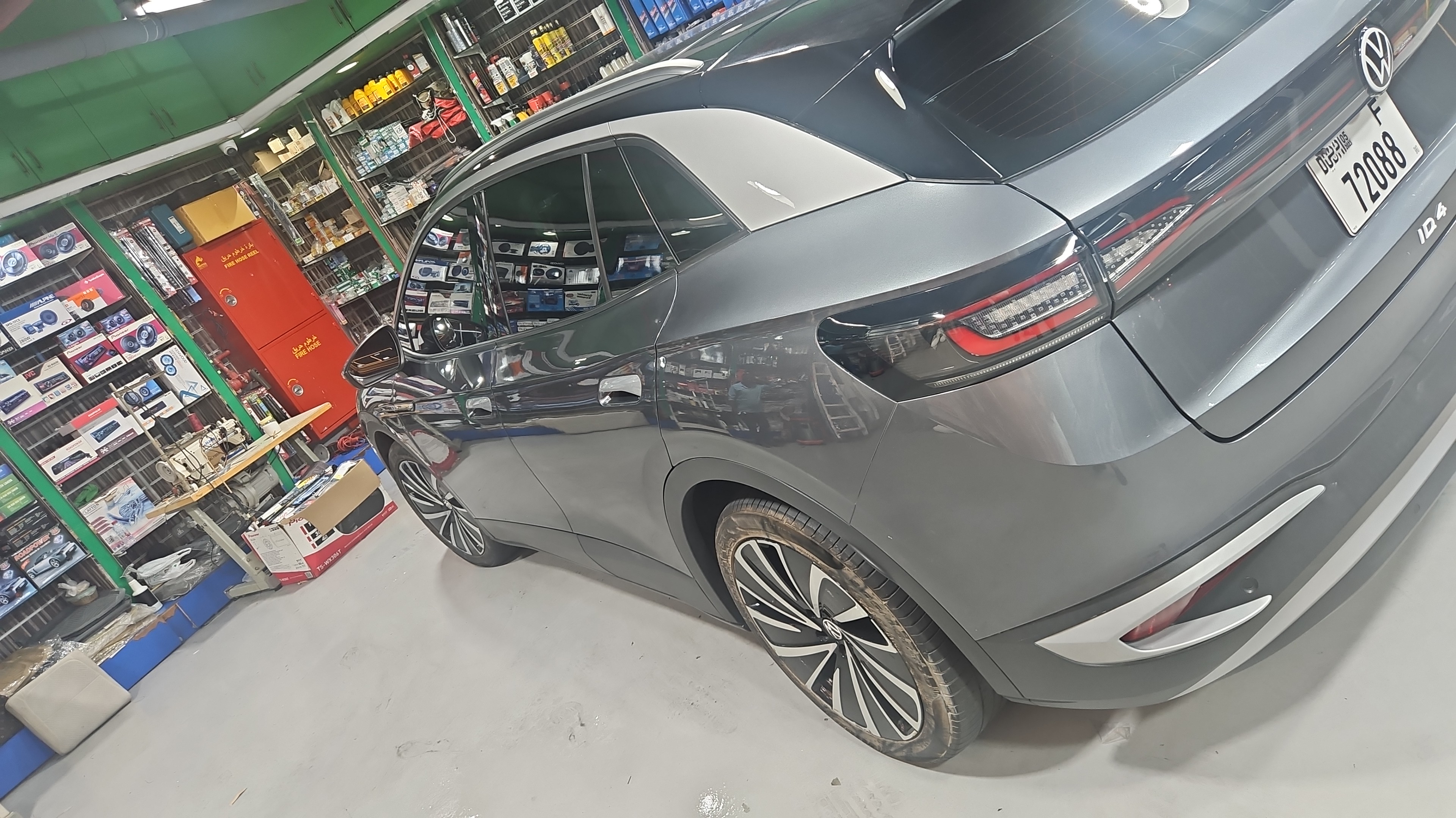 Gray Volkswagen ID4 PURE + 2022