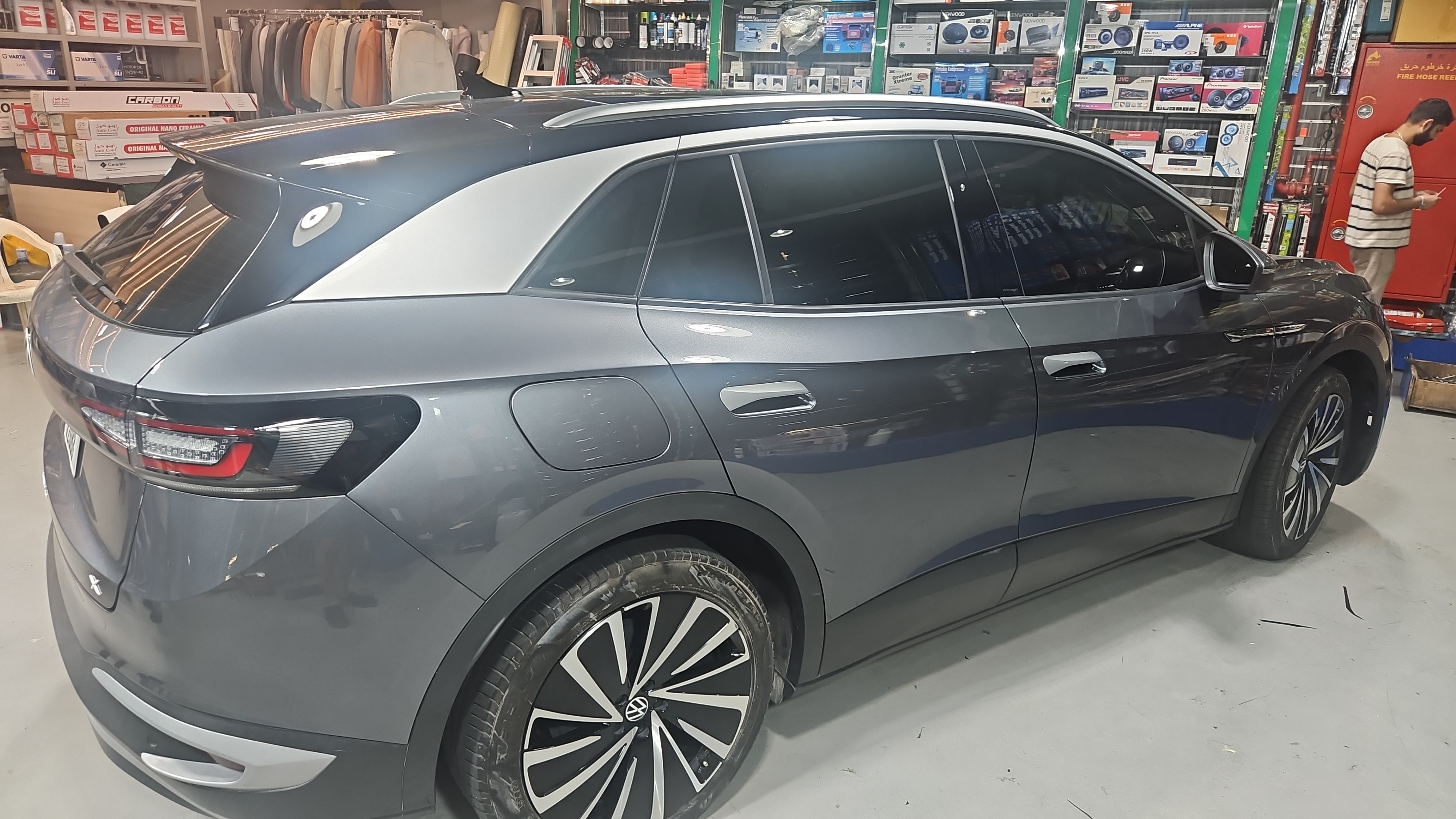 Gray Volkswagen ID4 PURE + 2022