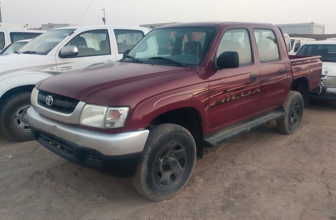 Kırmızı Toyota Hilux DOUBLE CAB GLX 4X4 2005