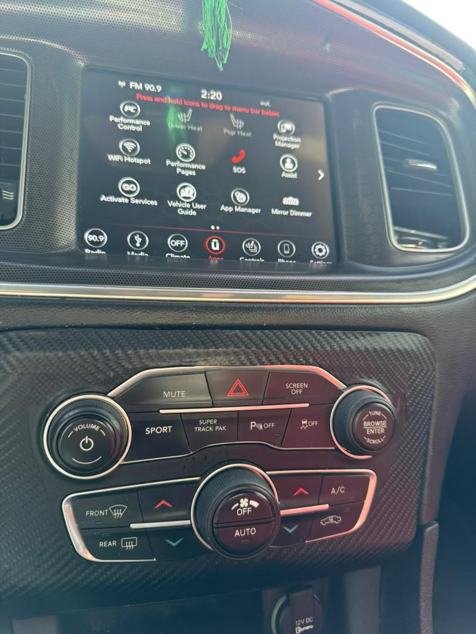 Siyah Dodge Charger GT 2018