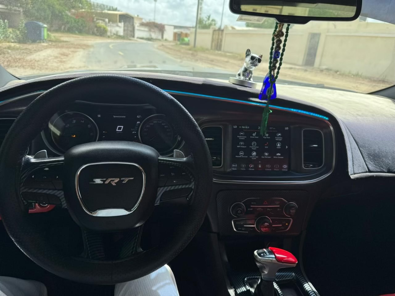 Siyah Dodge Charger GT 2018