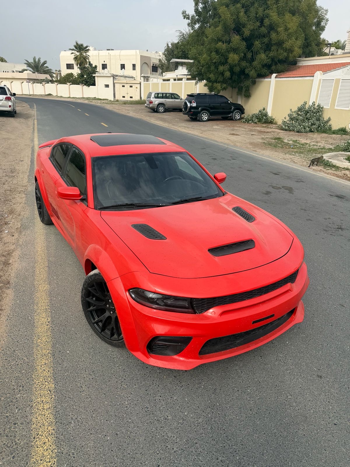 Red Dodge Charger V6 2019