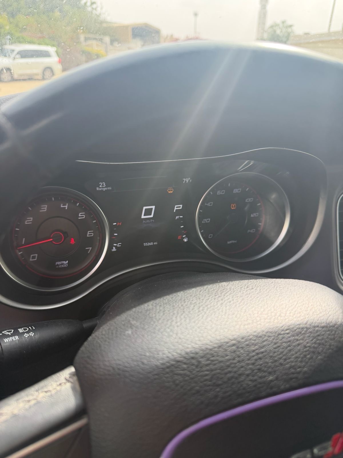 Red Dodge Charger V6 2019