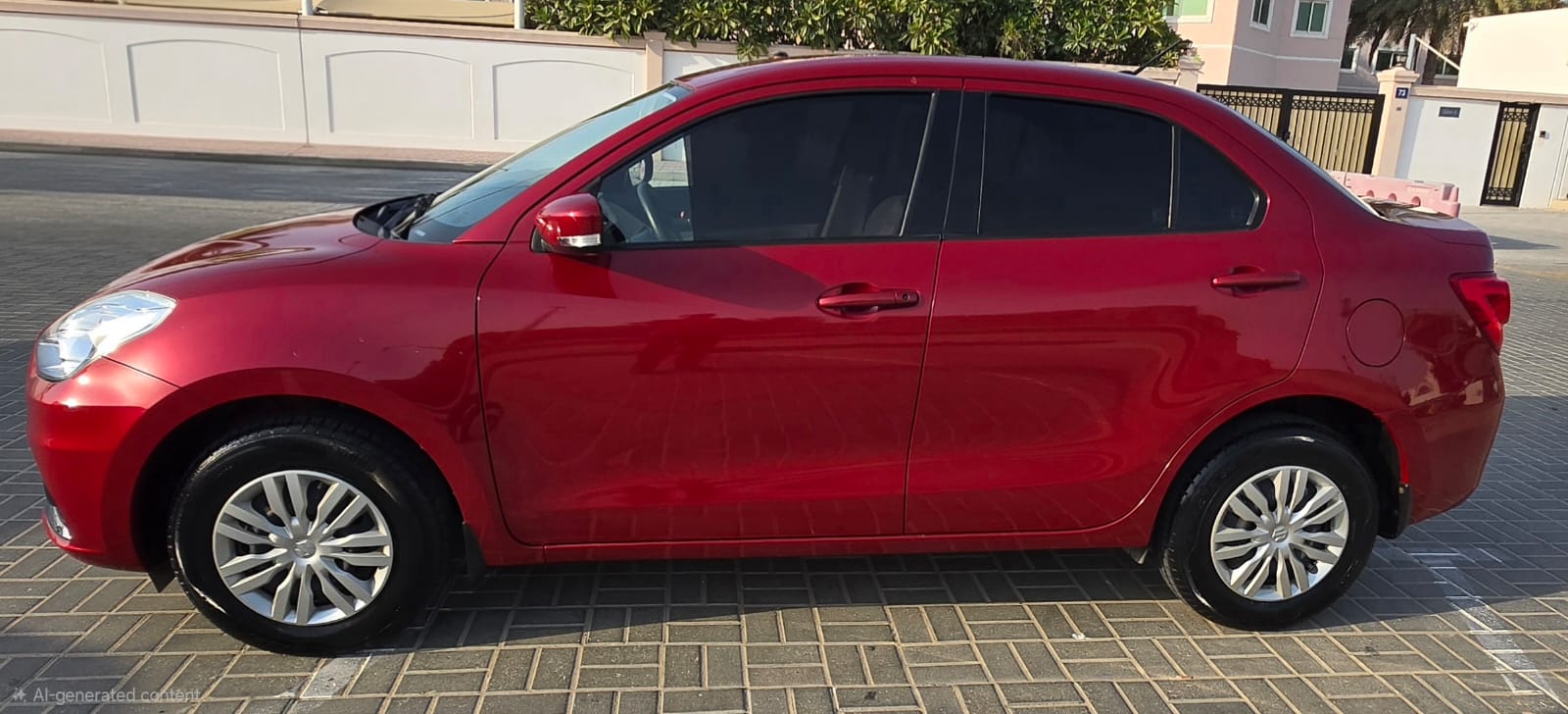 rood Suzuki Dzire GL 2023