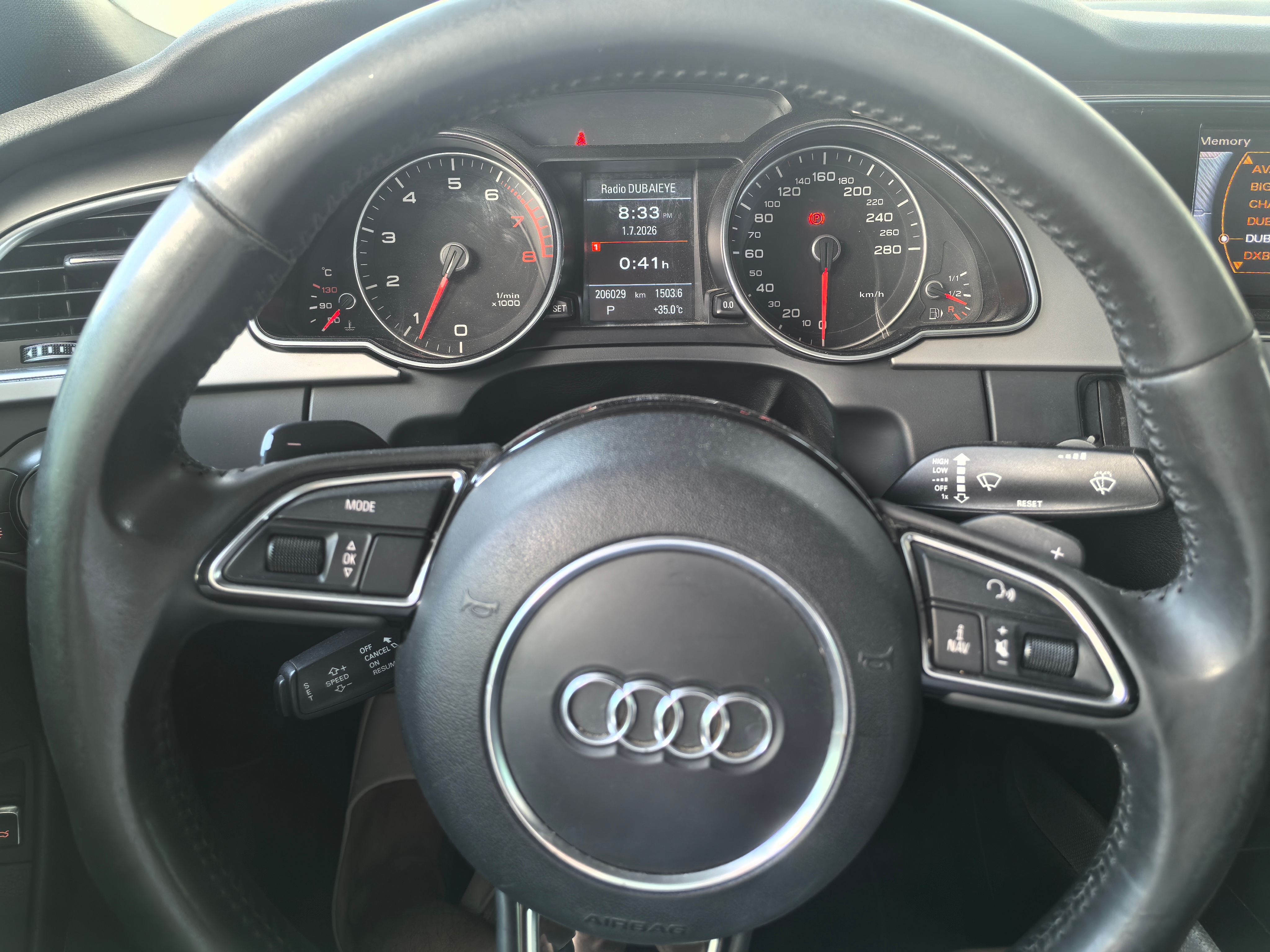 Blue Audi A5 S Line 2014