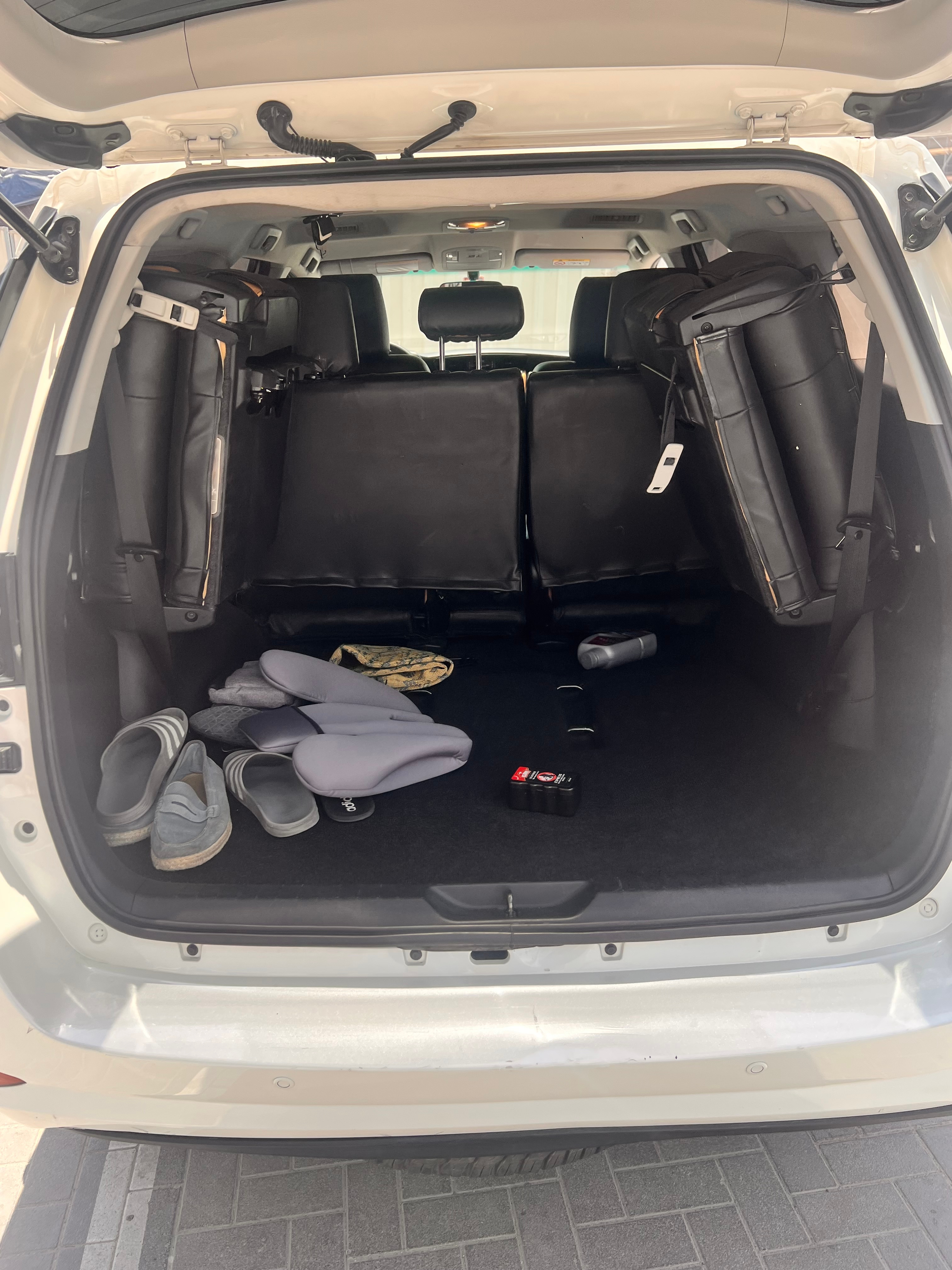 White Toyota Fortuner EXR 2019