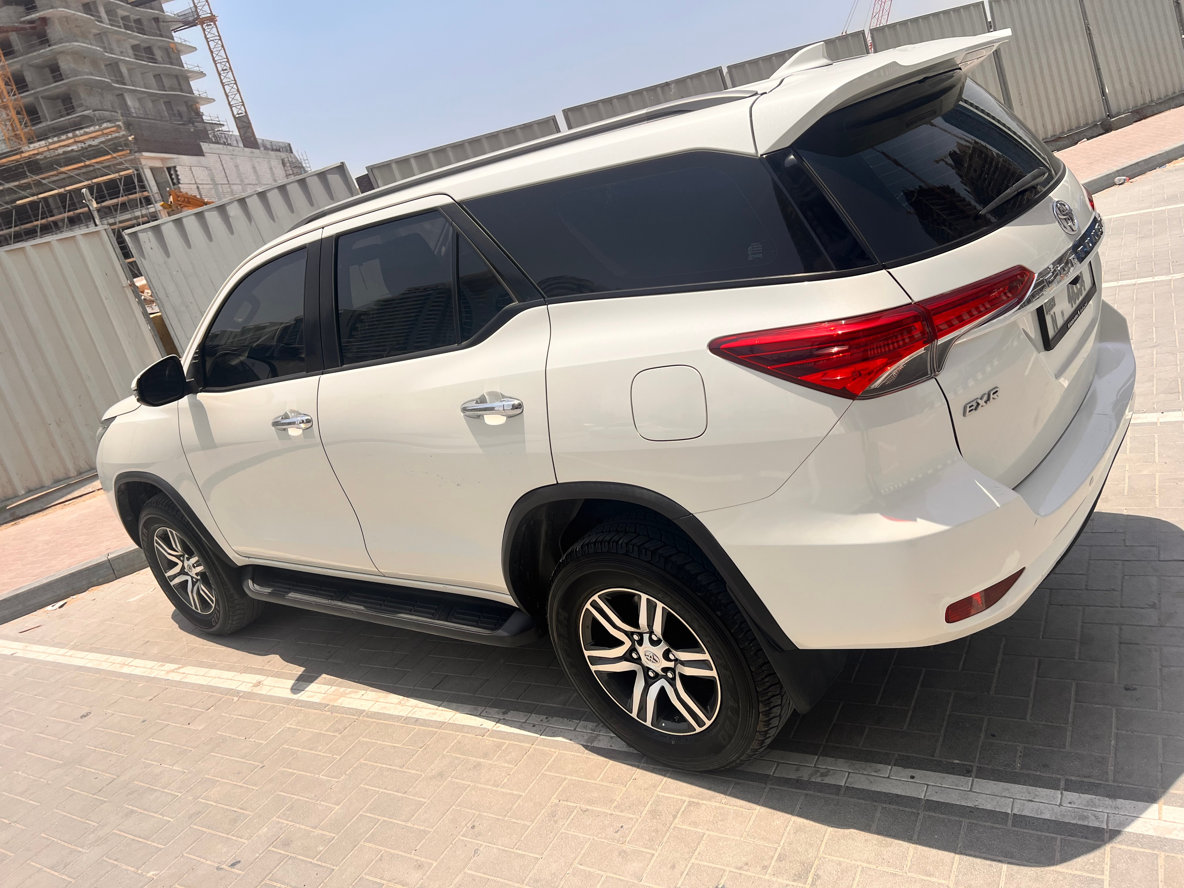 White Toyota Fortuner EXR 2019