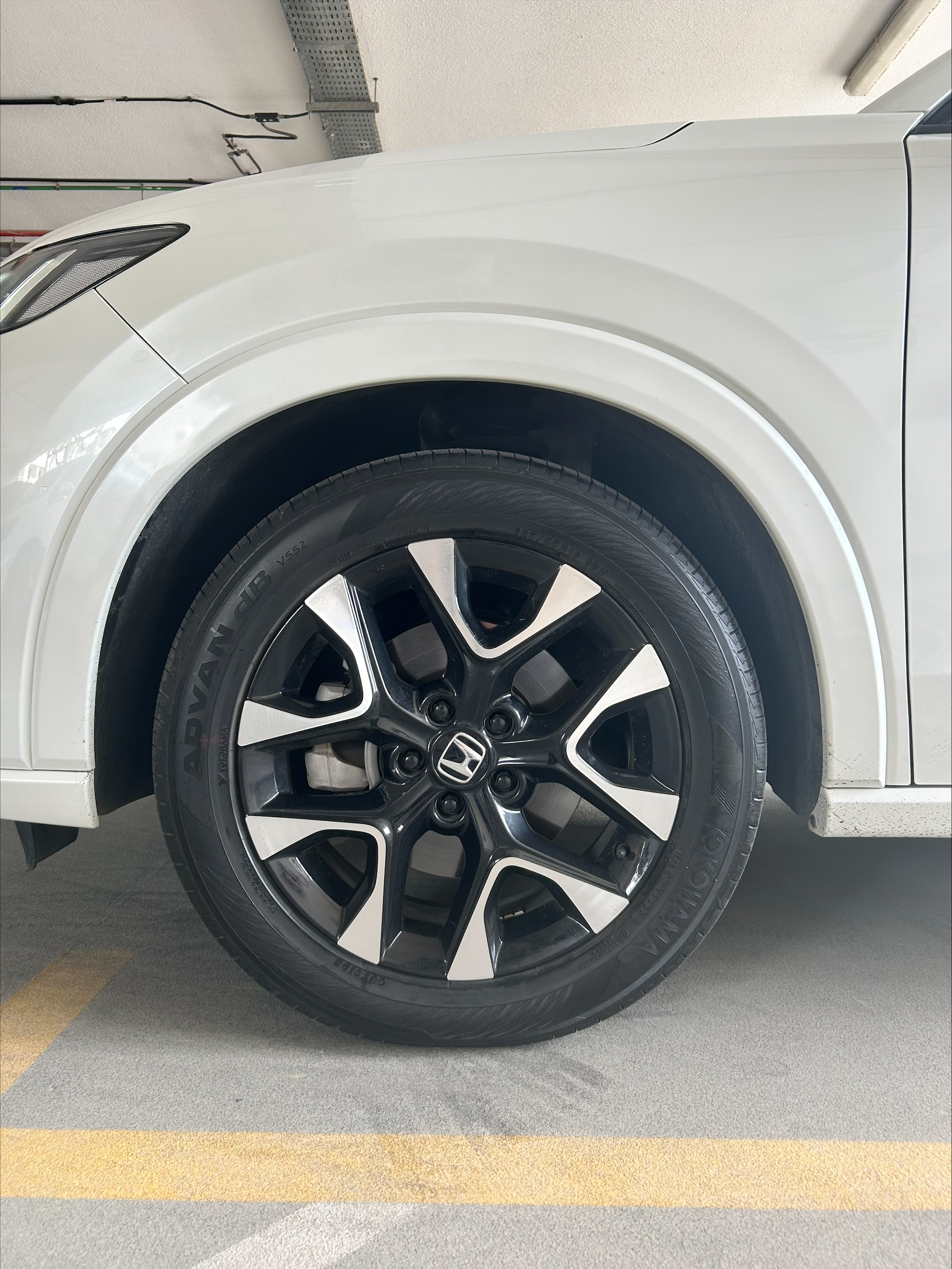 White Honda ZR V EX 2023