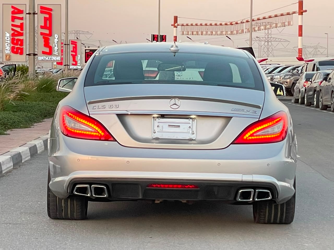 Argent Mercedes Benz CLS 63 AMG 2012