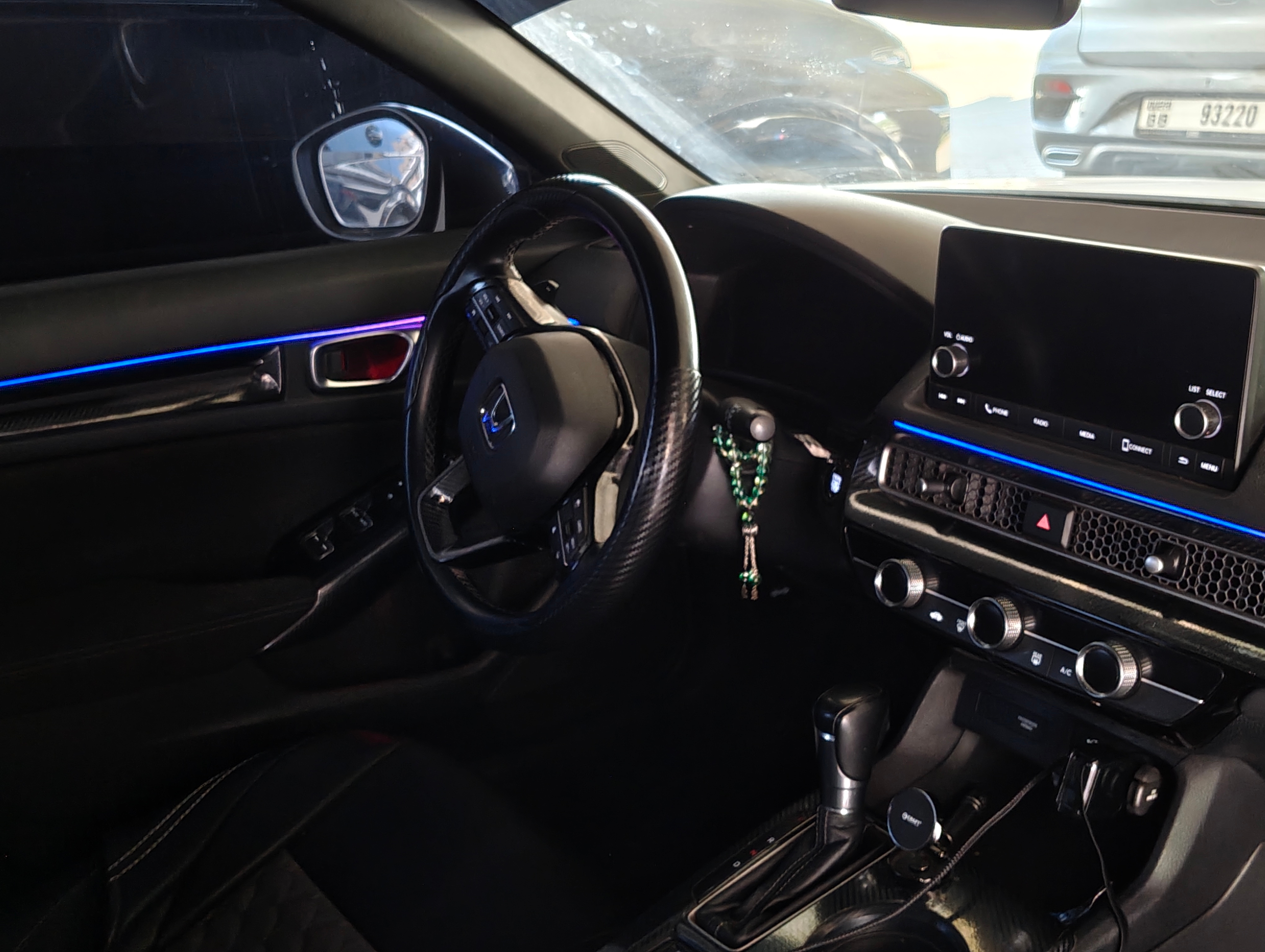 Blue Honda Civic Sport 2022