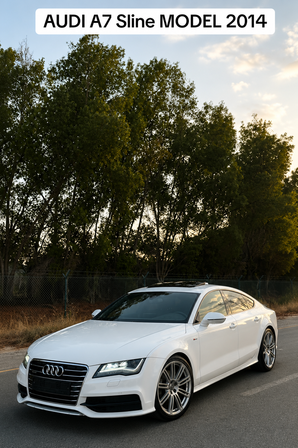 Weiß Audi A7 3.0 TFSI Prestige quattro 2014