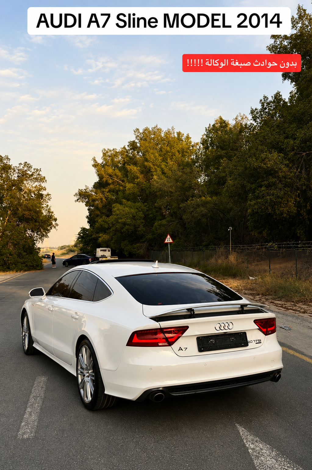 Weiß Audi A7 3.0 TFSI Prestige quattro 2014