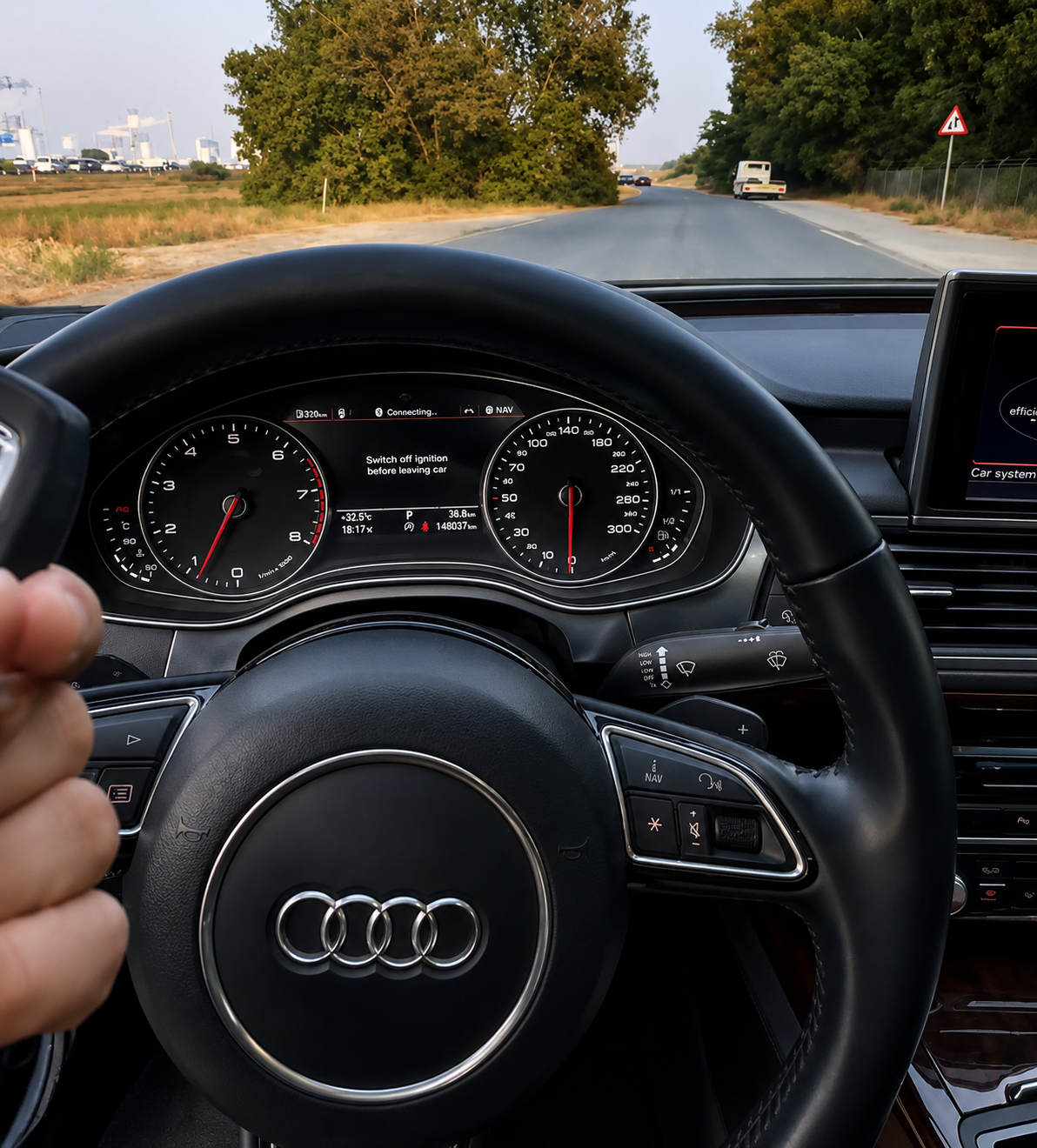 White Audi A7 3.0 TFSI Prestige quattro 2014