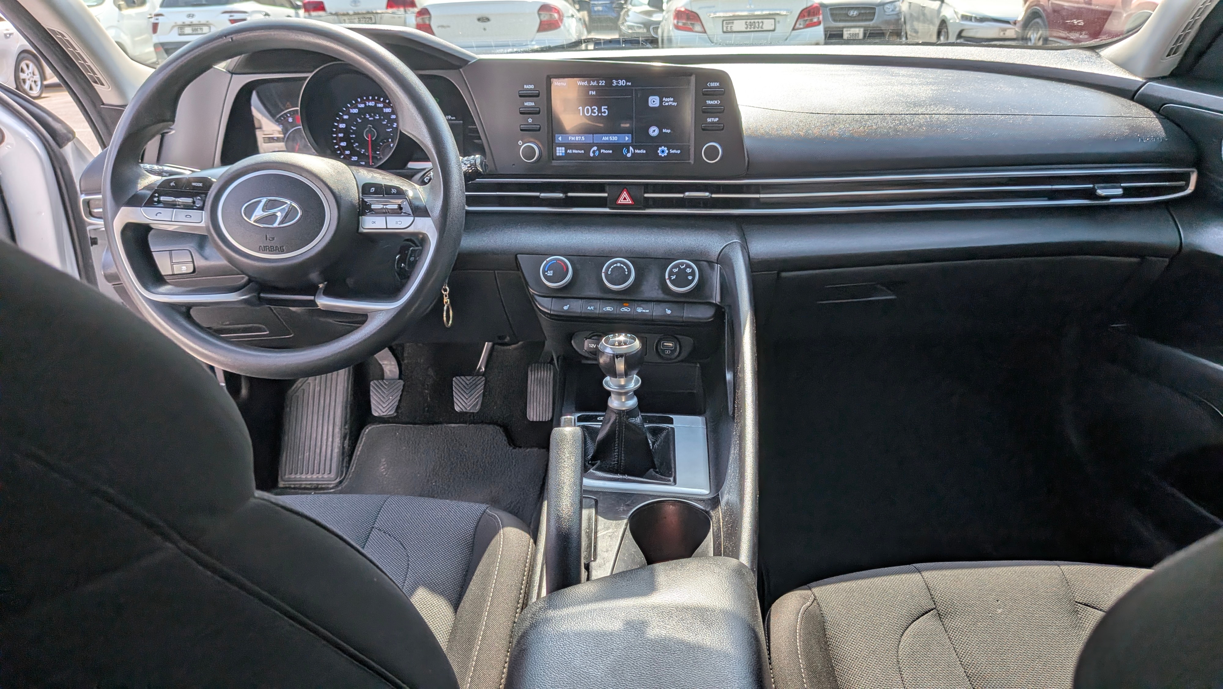 Weiß Hyundai Elantra SEL Convenience 2021