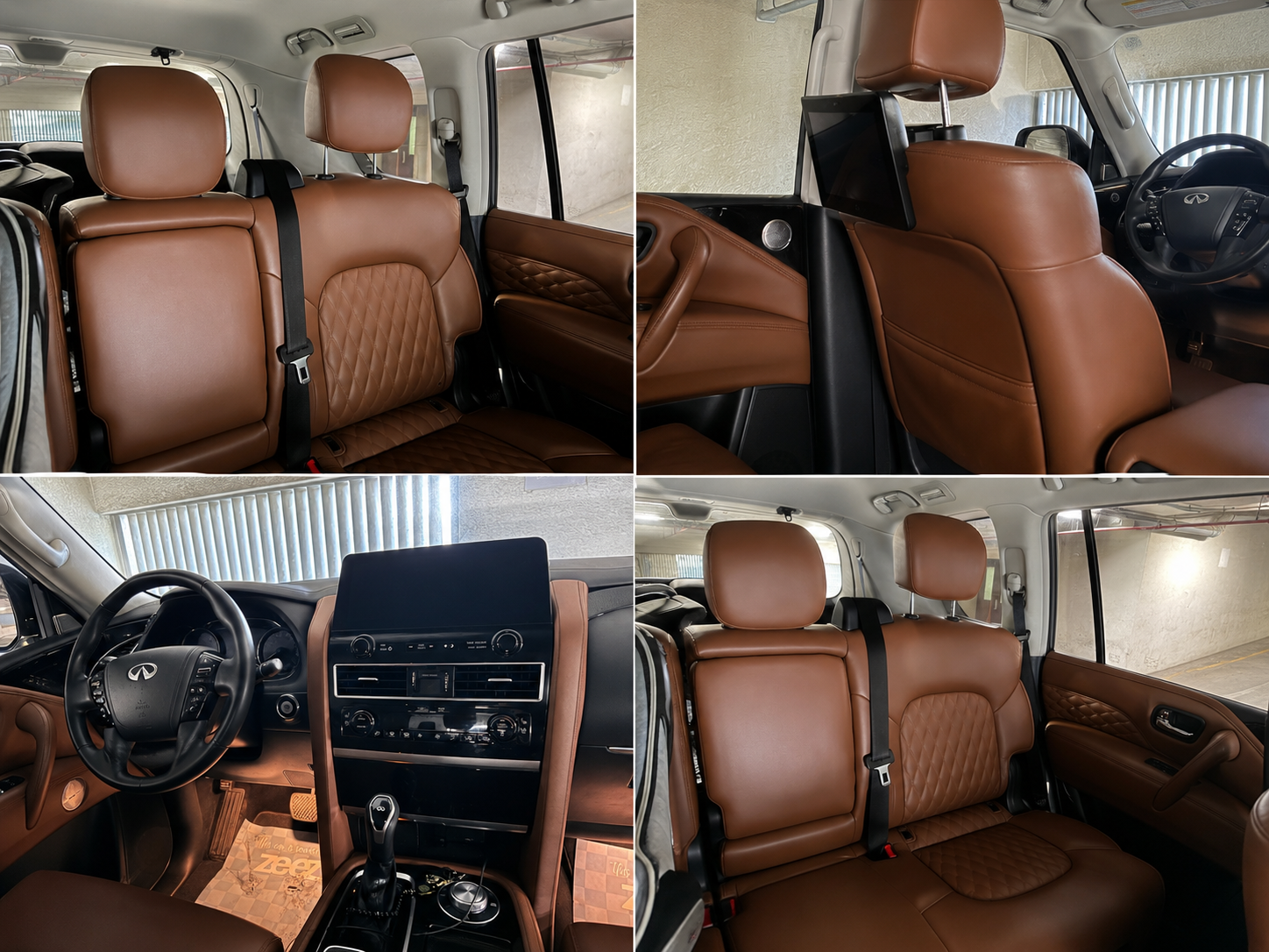白色的 英菲尼迪 QX80 Black Edition 2023