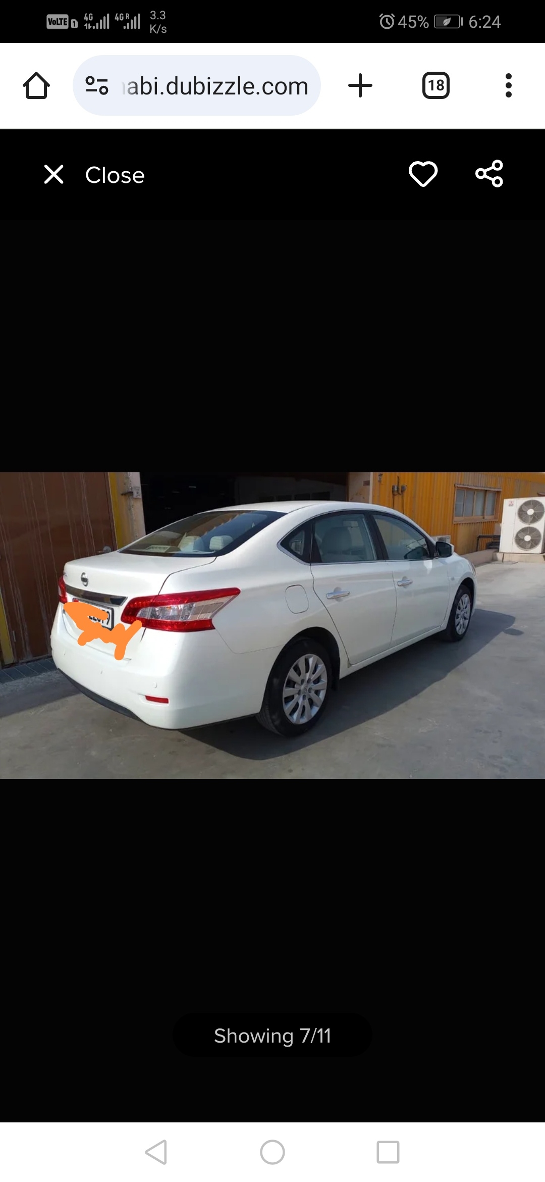 白色的 日产 Sentra SV 2020