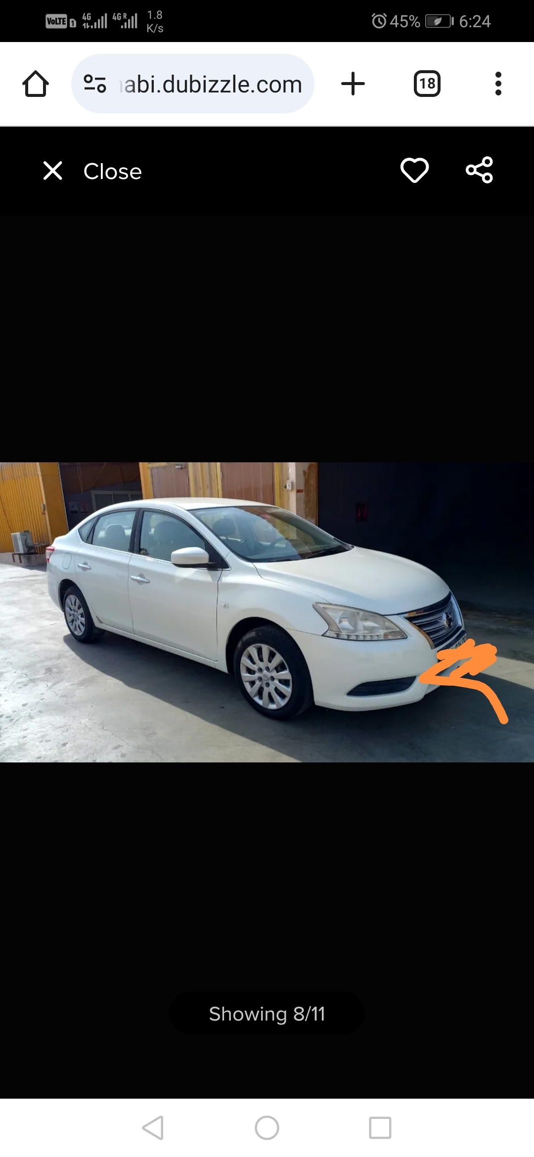 White Nissan Sentra SV 2020