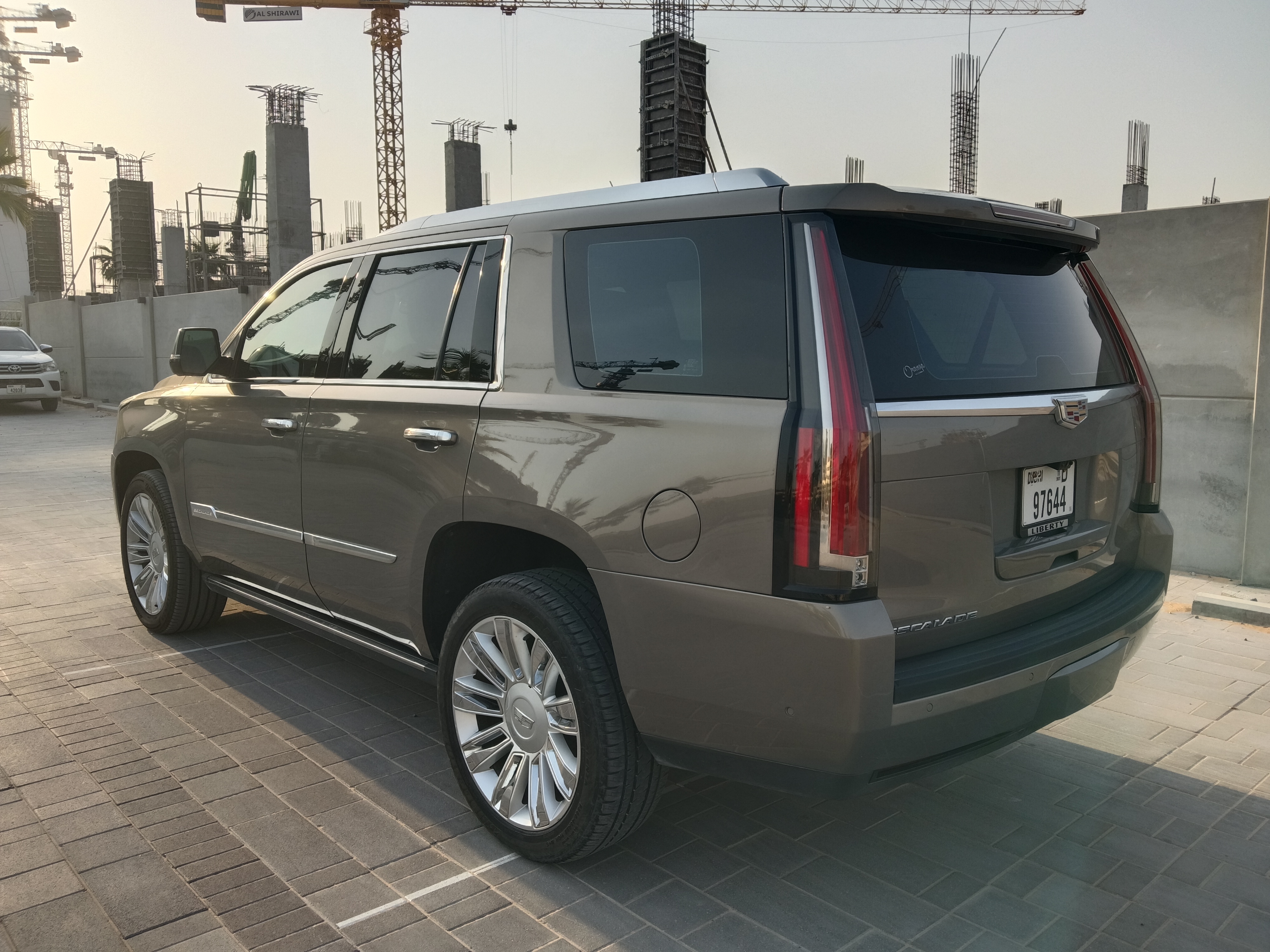Gray Cadillac Escalade 2017