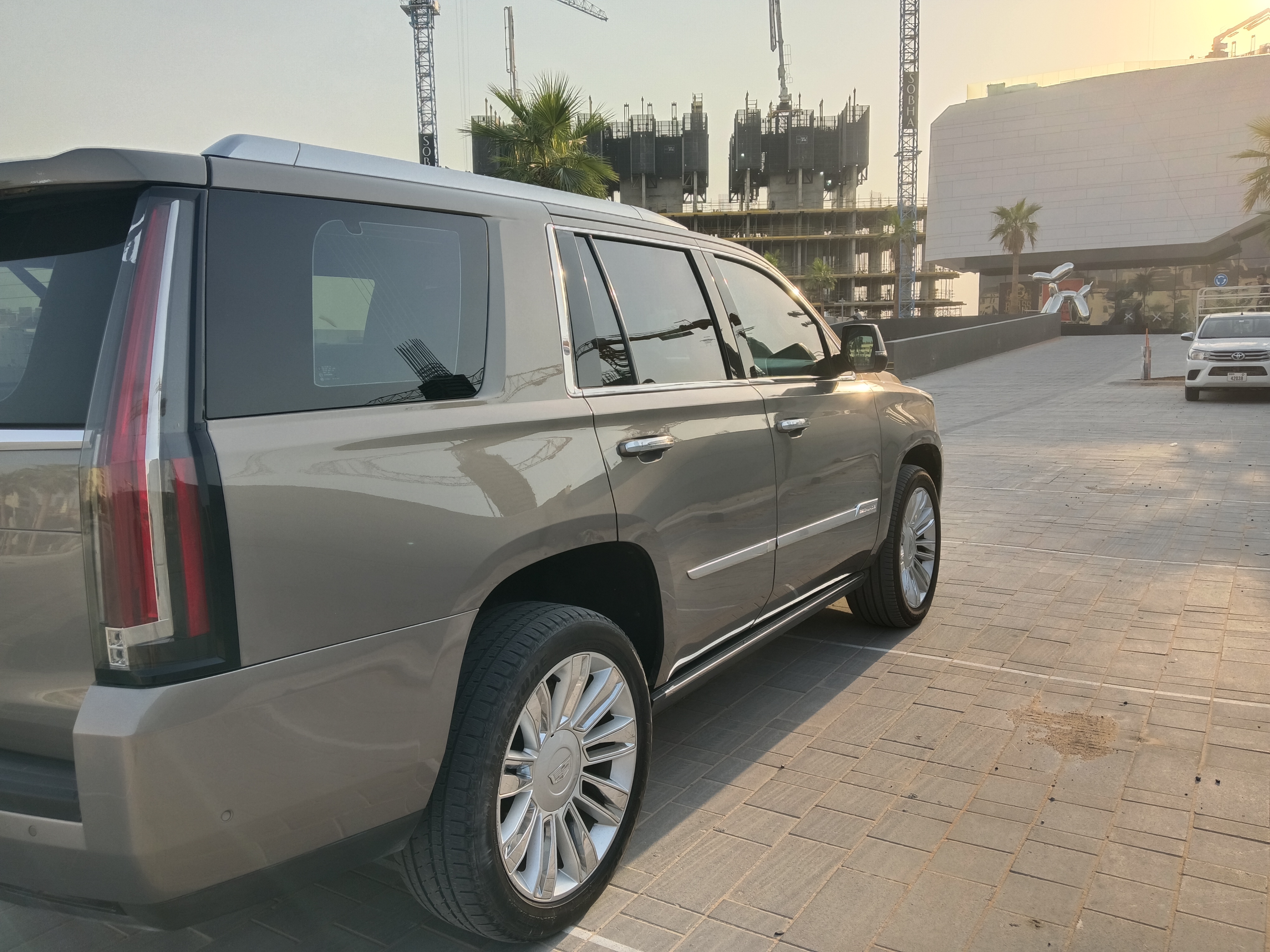 Gray Cadillac Escalade 2017