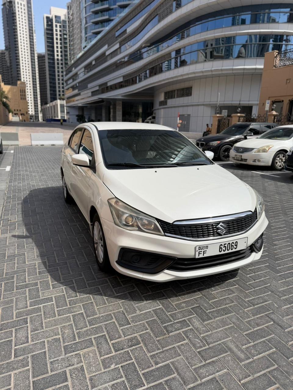 White Suzuki Ciaz GLX 2023
