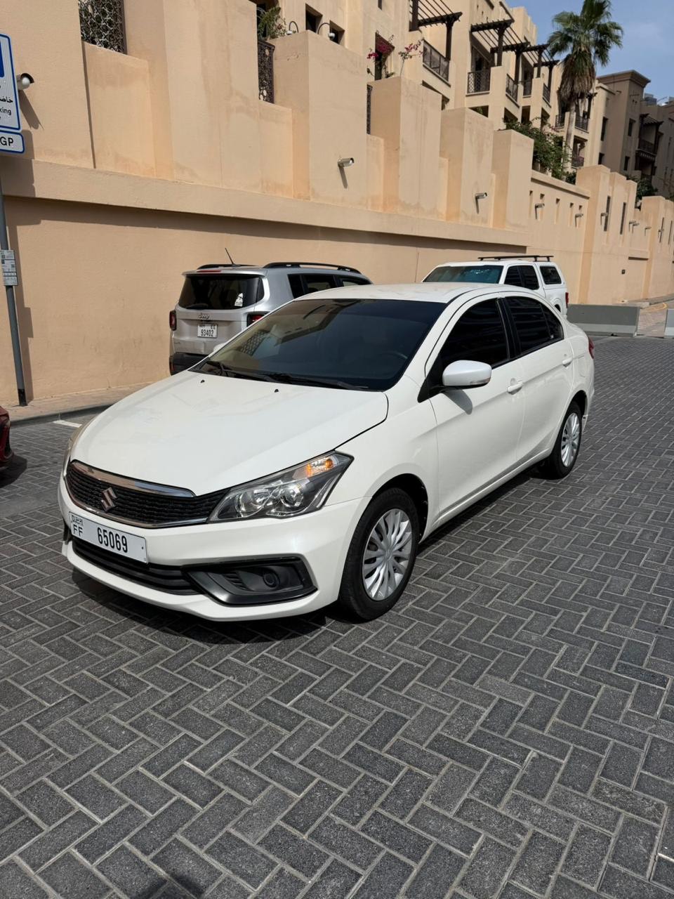 White Suzuki Ciaz GLX 2023