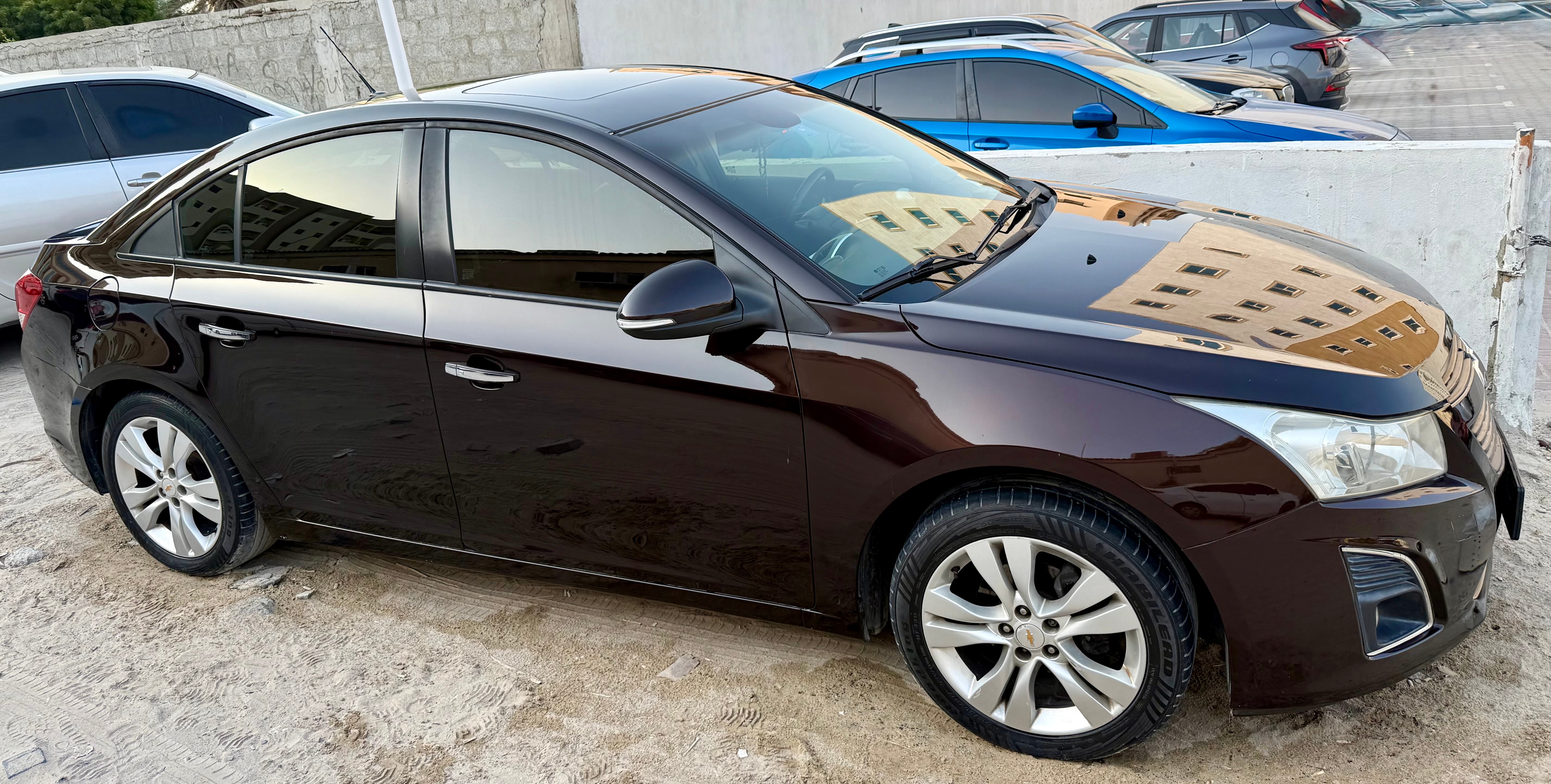棕色的 雪佛兰 Cruze LT 2015