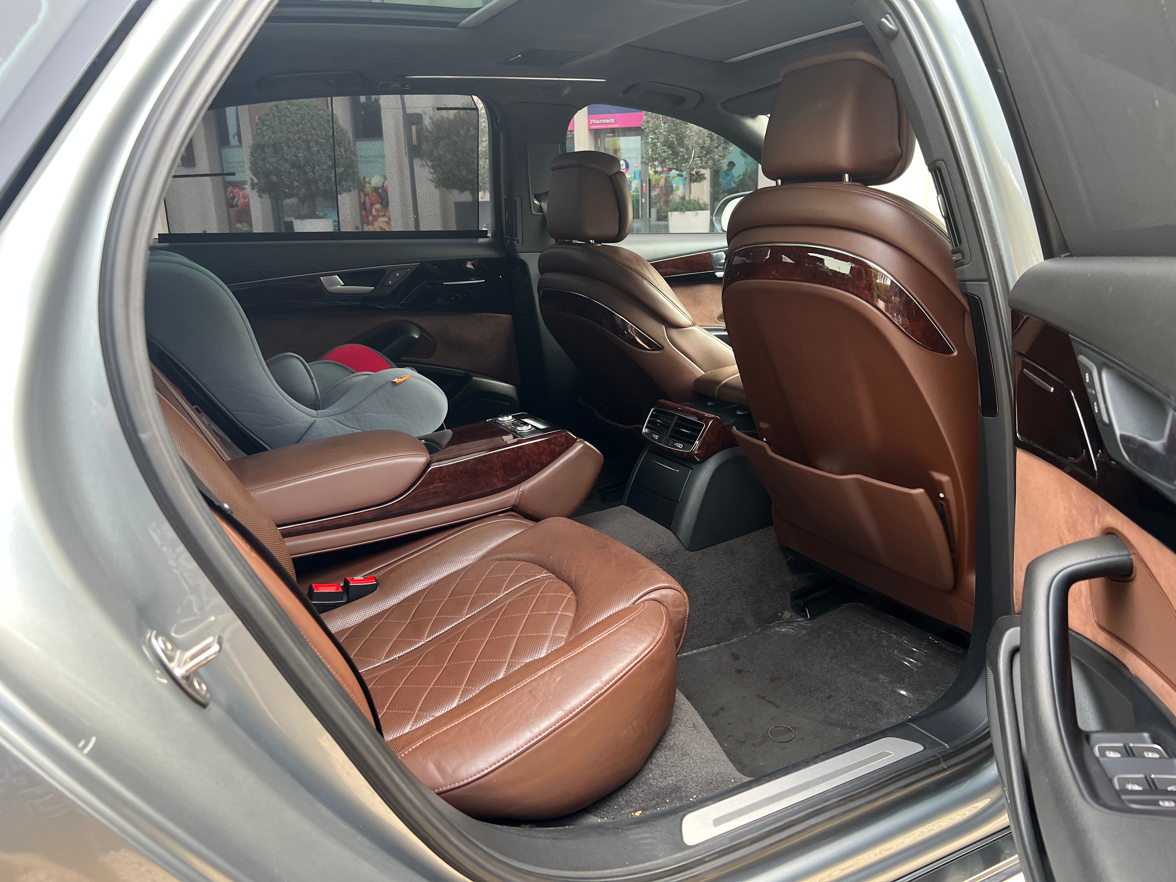 Gray Audi A8 L 55 TFSI 2011