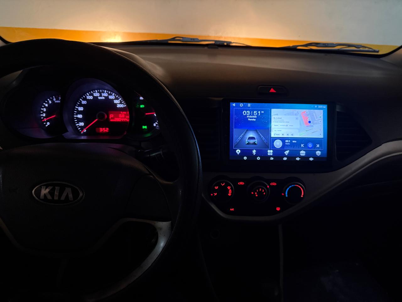 Silver Kia Picanto EX 2015