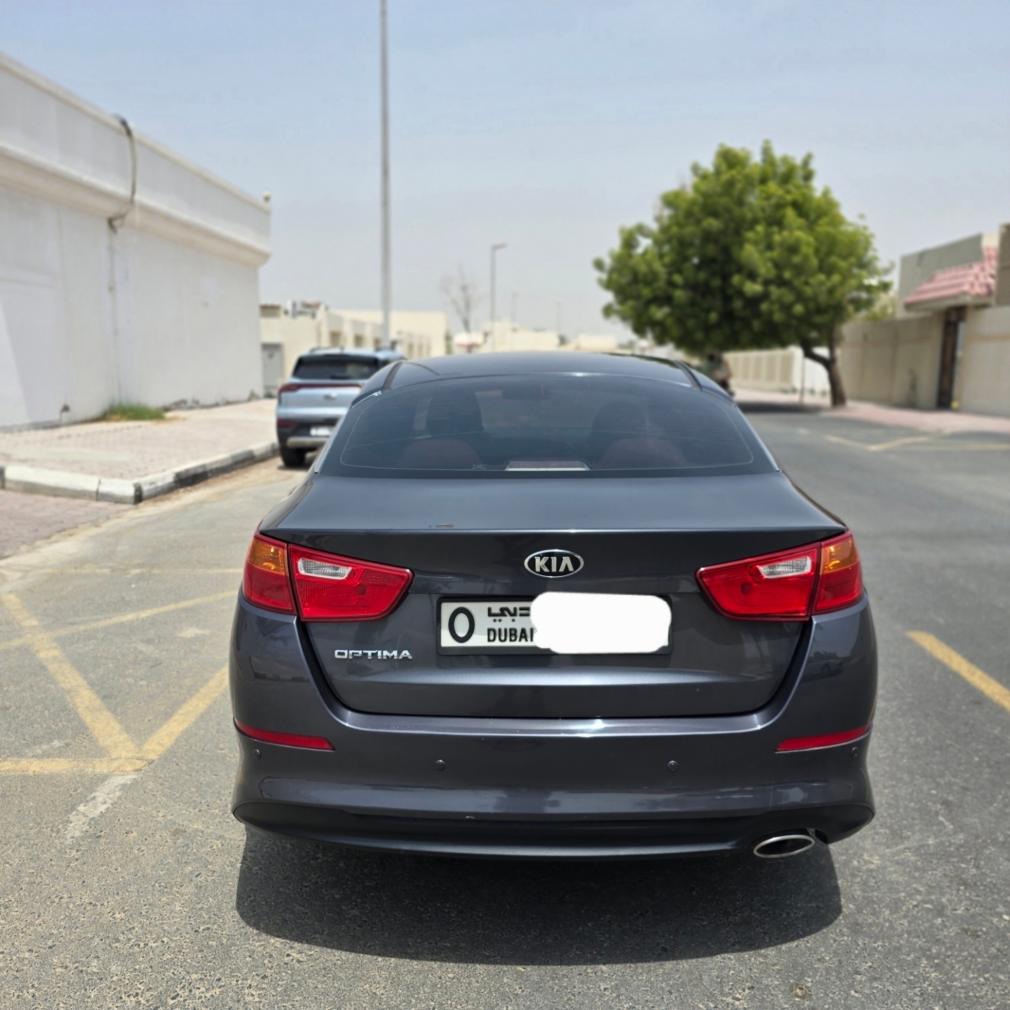 Dark Gray Kia Optima LX 2015