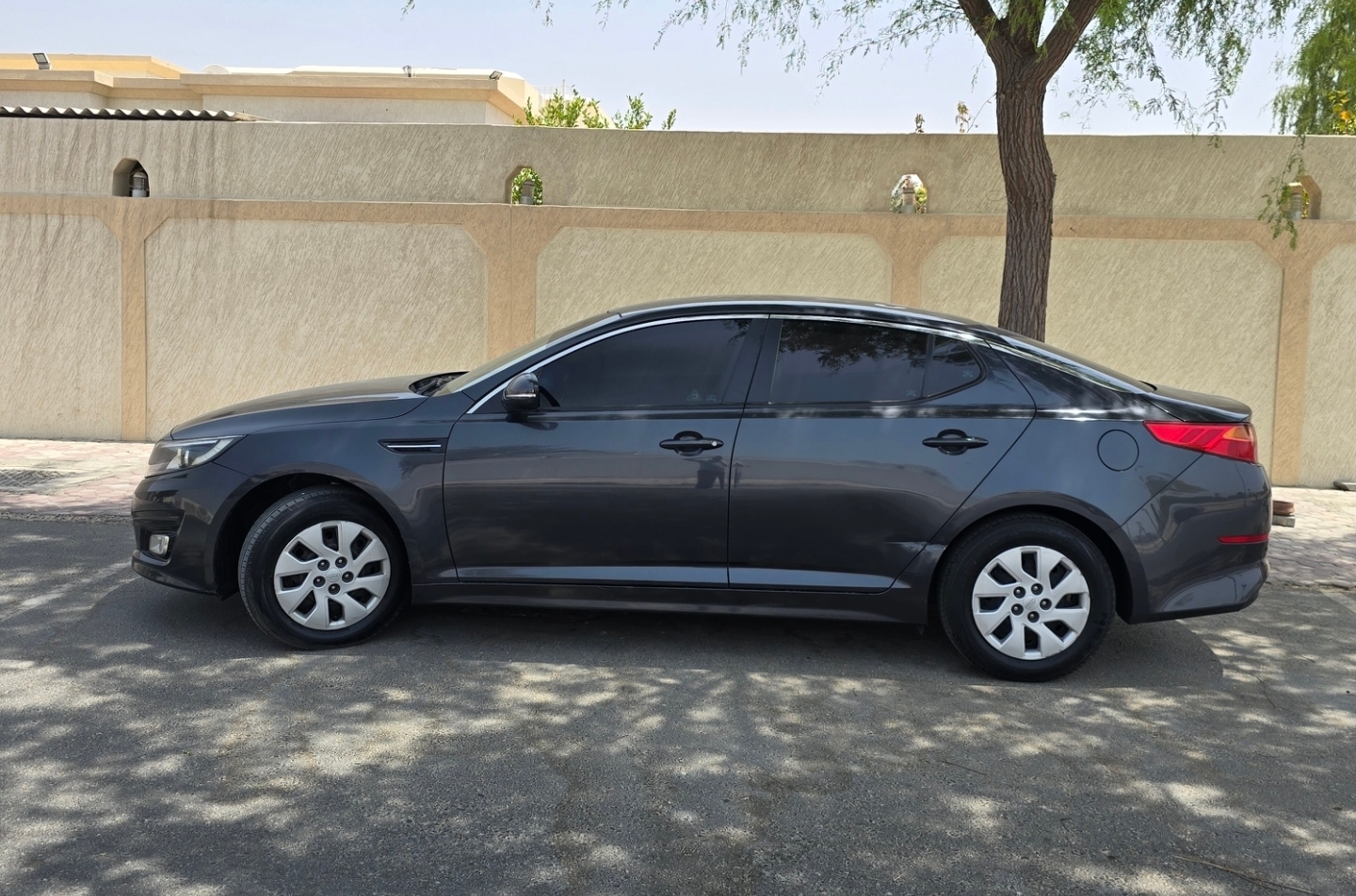 Dark Gray Kia Optima LX 2015