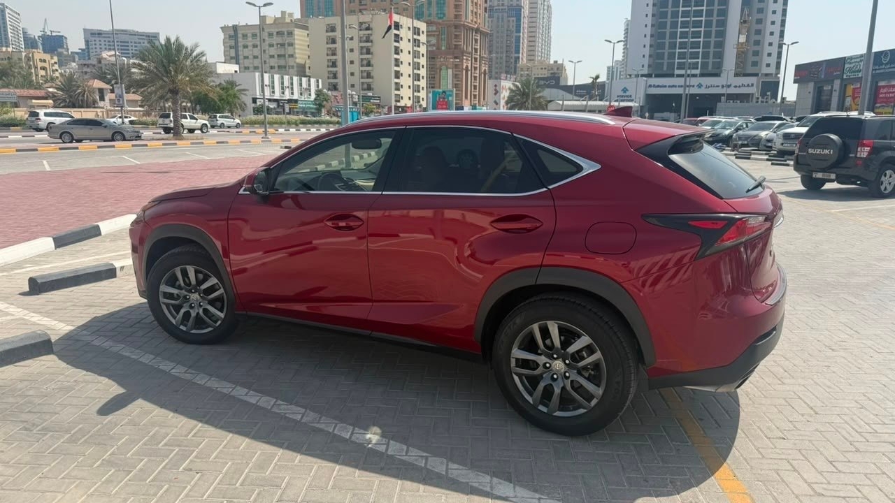 Red Lexus NX 200t 2015
