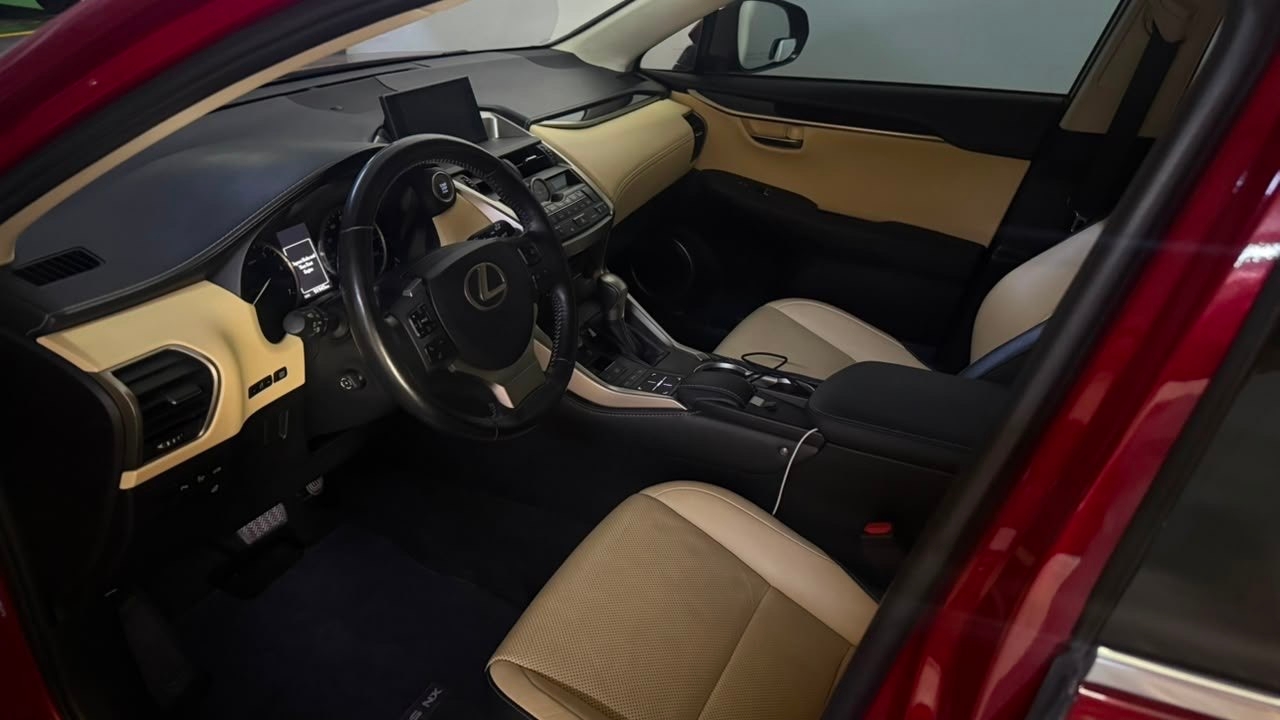 Red Lexus NX 200t 2015